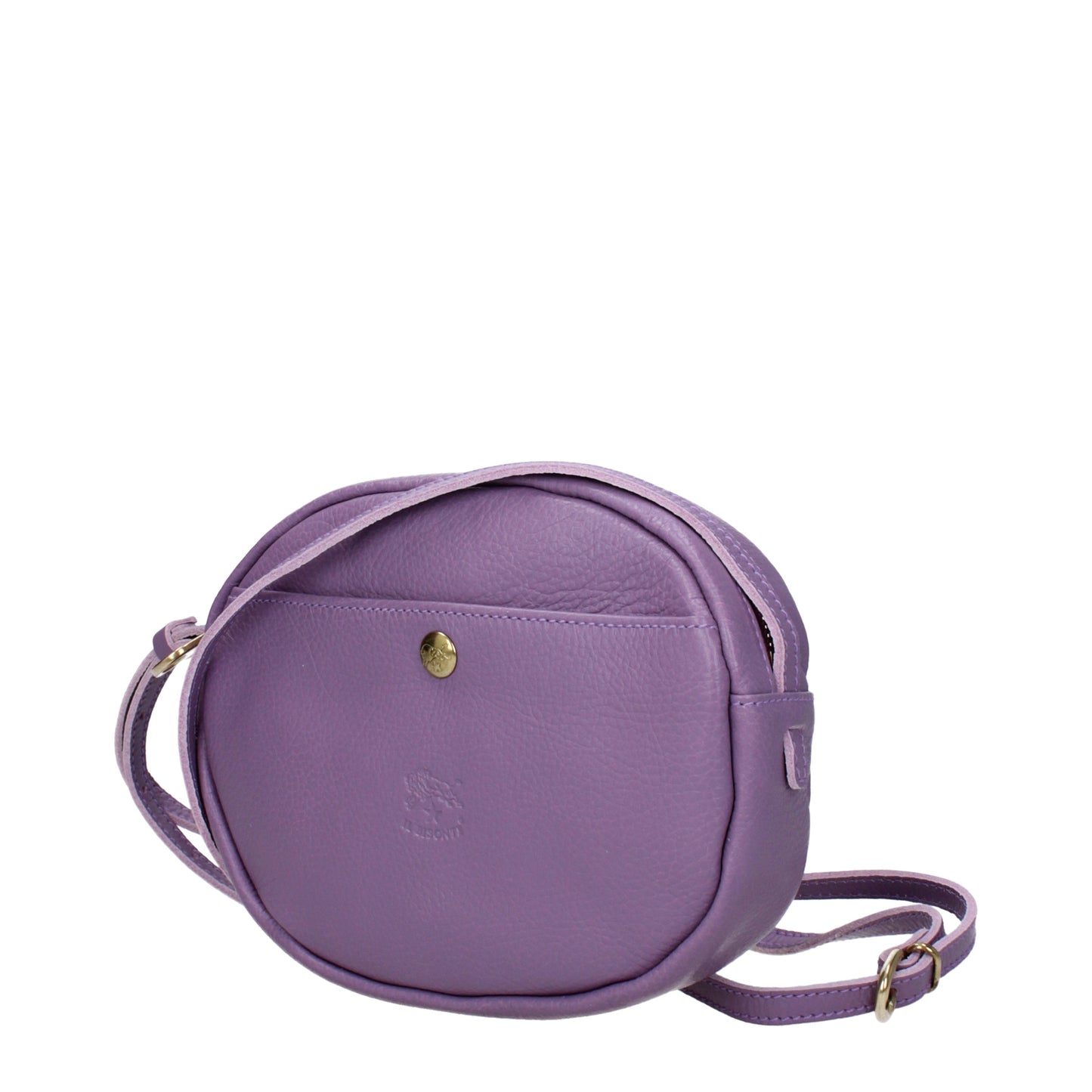 Il Bisonte Crossbody Bags Women Leather Violet/Wisteria