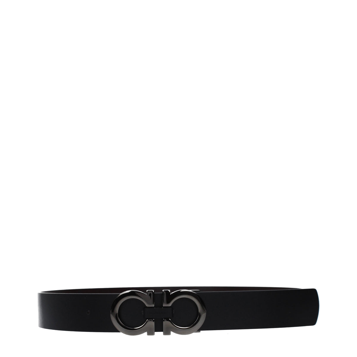 Salvatore Ferragamo Belts Men Leather Brown/Black