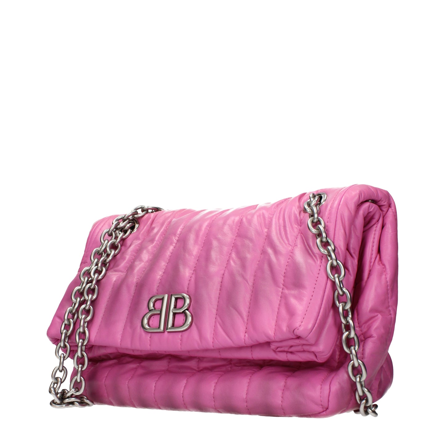 Balenciaga Shoulder Bags Women Leather Pink