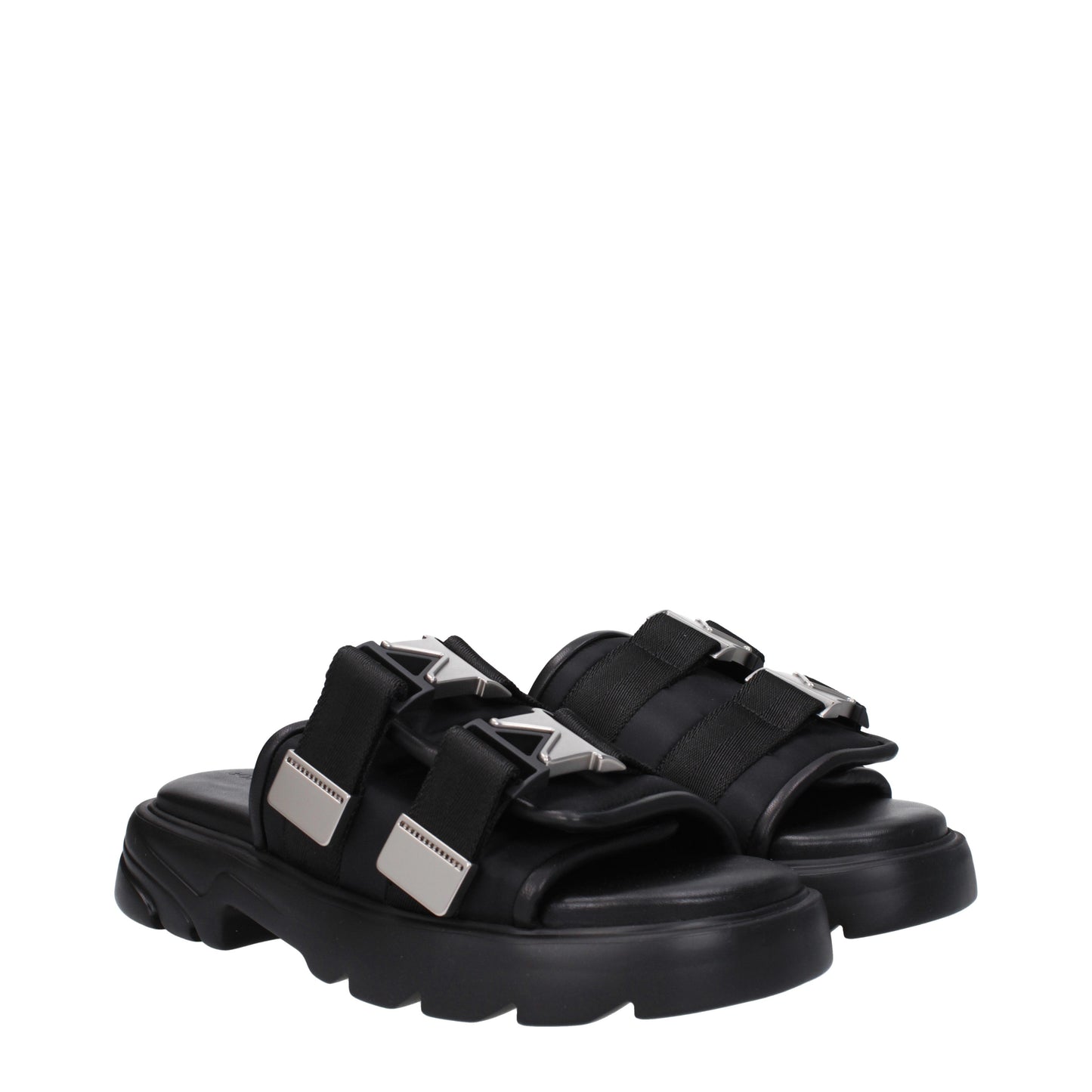 Bottega Veneta Sandals & Slippers Men Fabric  Black