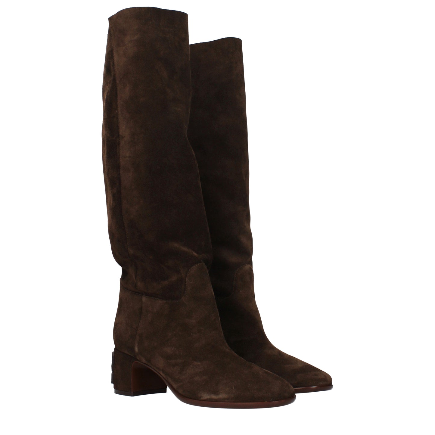 Casadei Boots Women Suede Brown/Cocoa