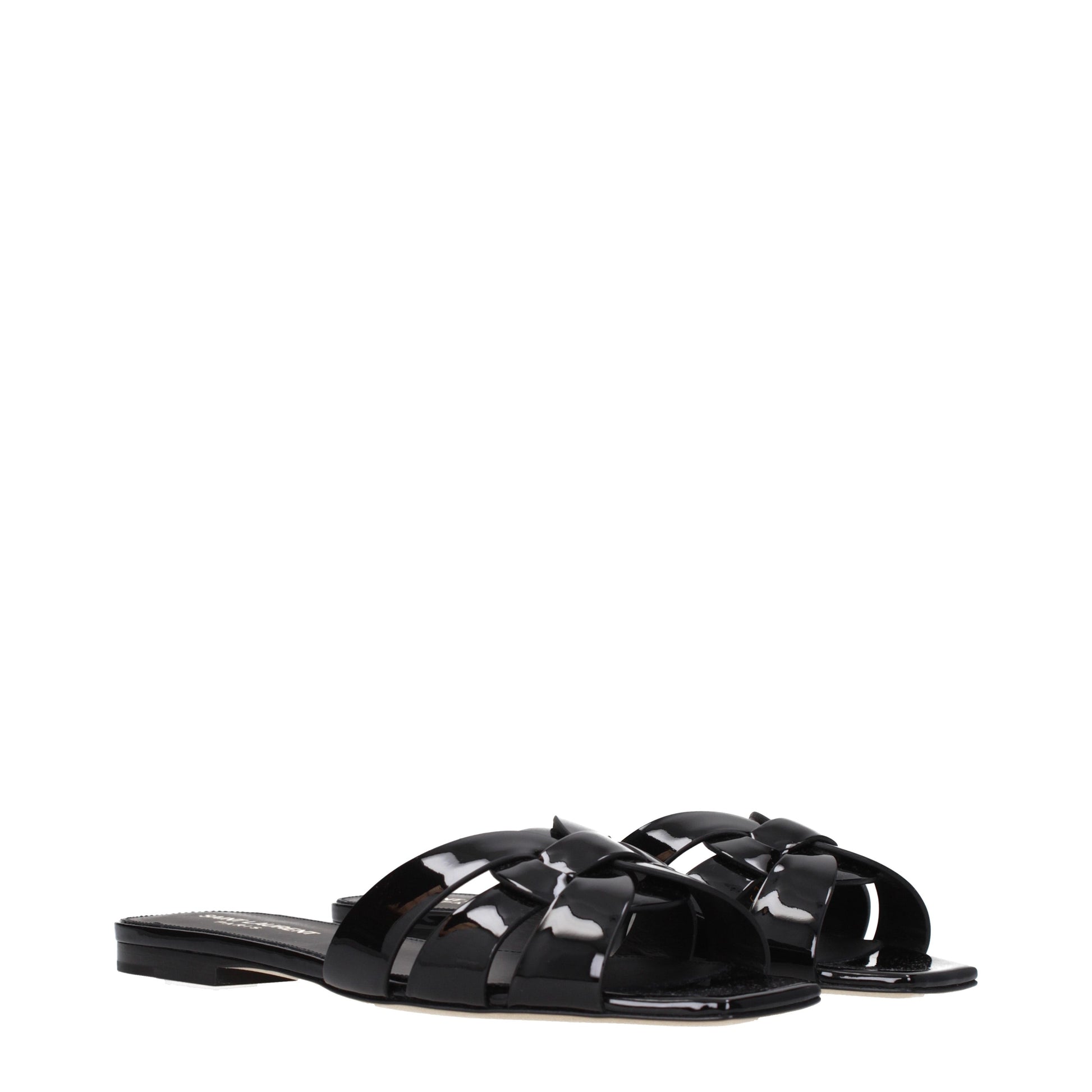 Saint Laurent Women's Slippers and Clogs Patent Leather