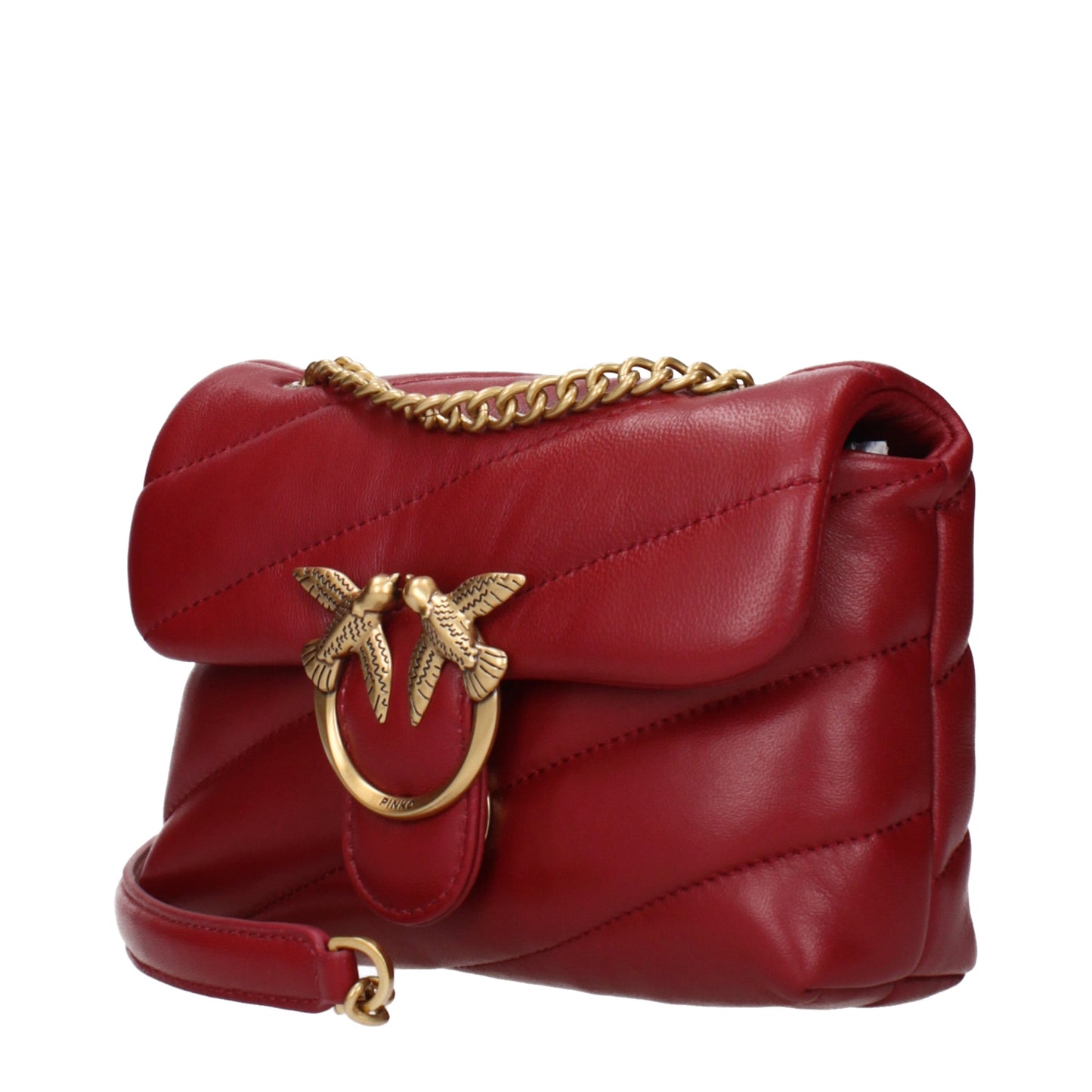 Pinko Shoulder Bags Women Leather Red/Dark Red