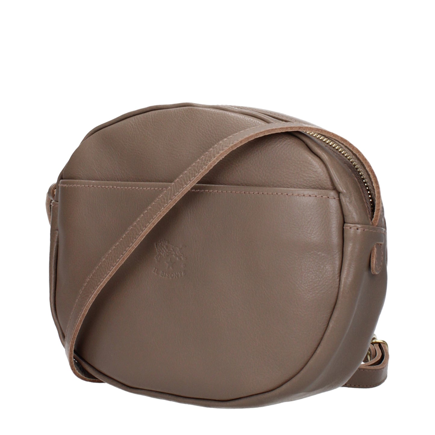 Il Bisonte Crossbody Bags Women Leather Gray/Turtledove