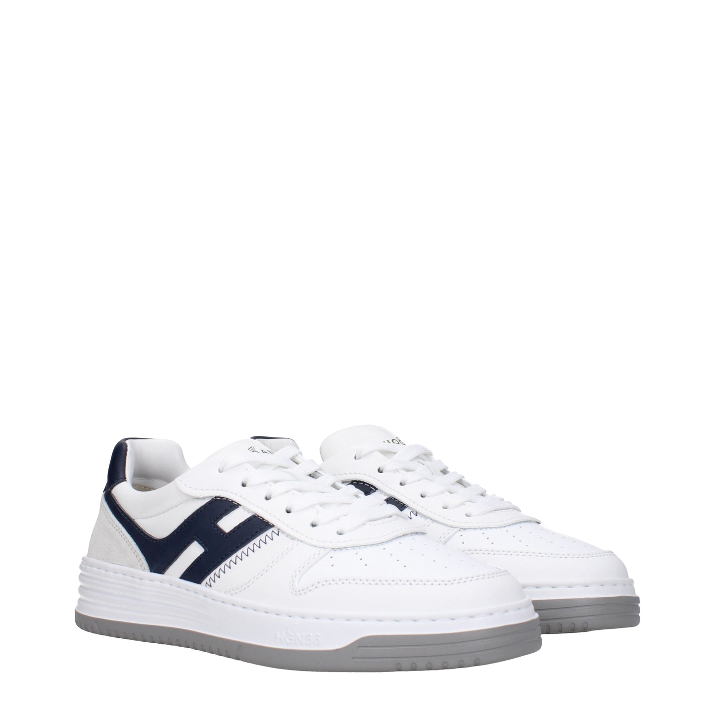 Hogan Men's Sneakers in Leather White/Blue