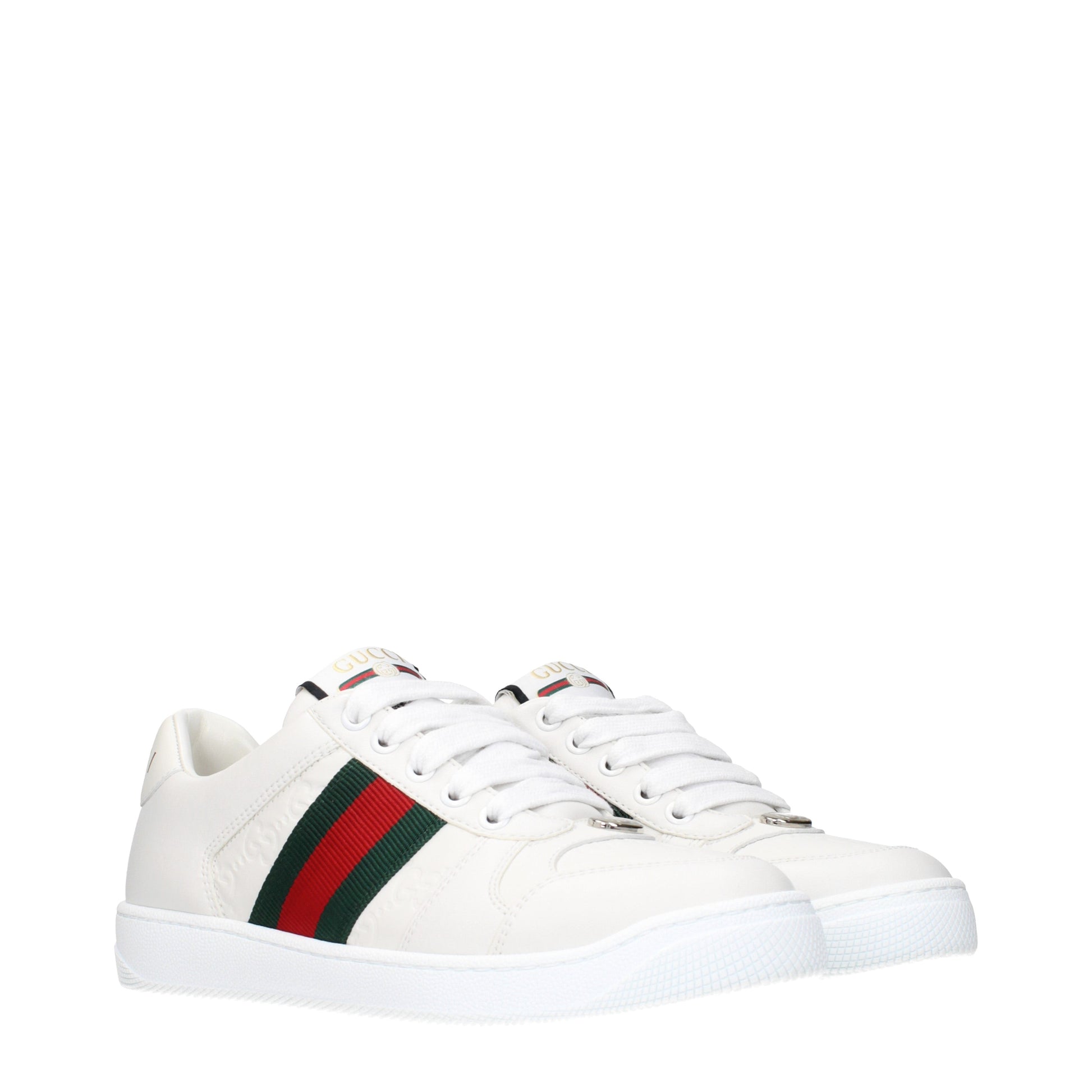 Gucci Sneakers Women Leather White