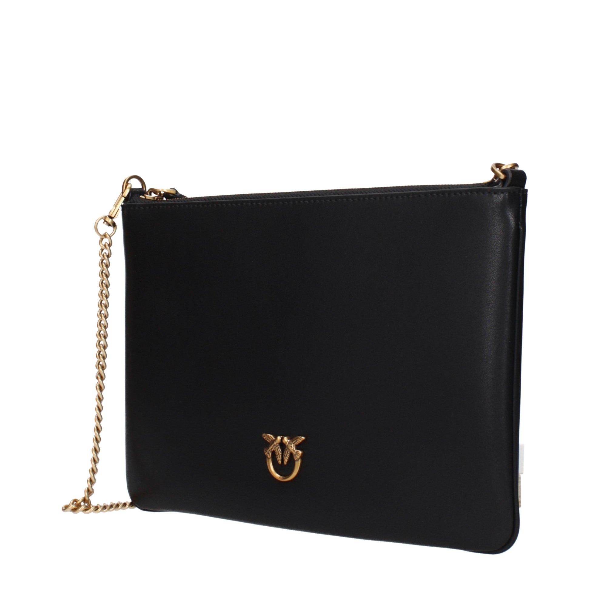 Pinko Crossbody Bags Women Leather Black