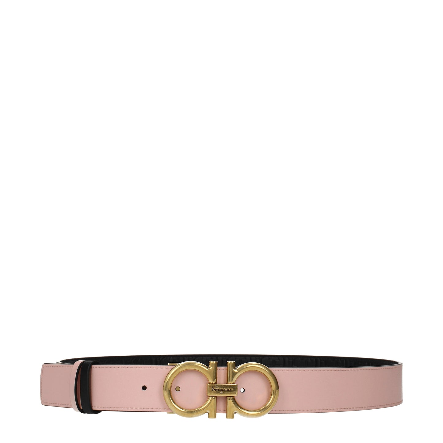 Salvatore Ferragamo Belts Women Leather Black/Pink