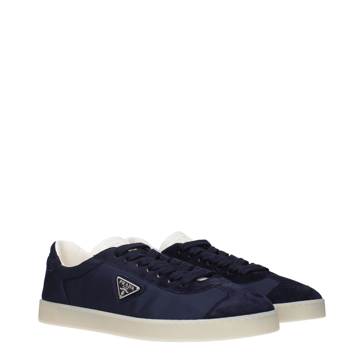 Prada Sneakers Men Fabric  Blue