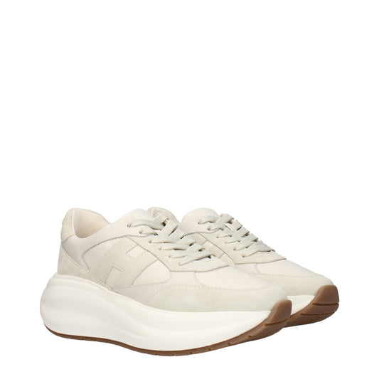 Hogan Sneakers Women Leather Beige/Ivory