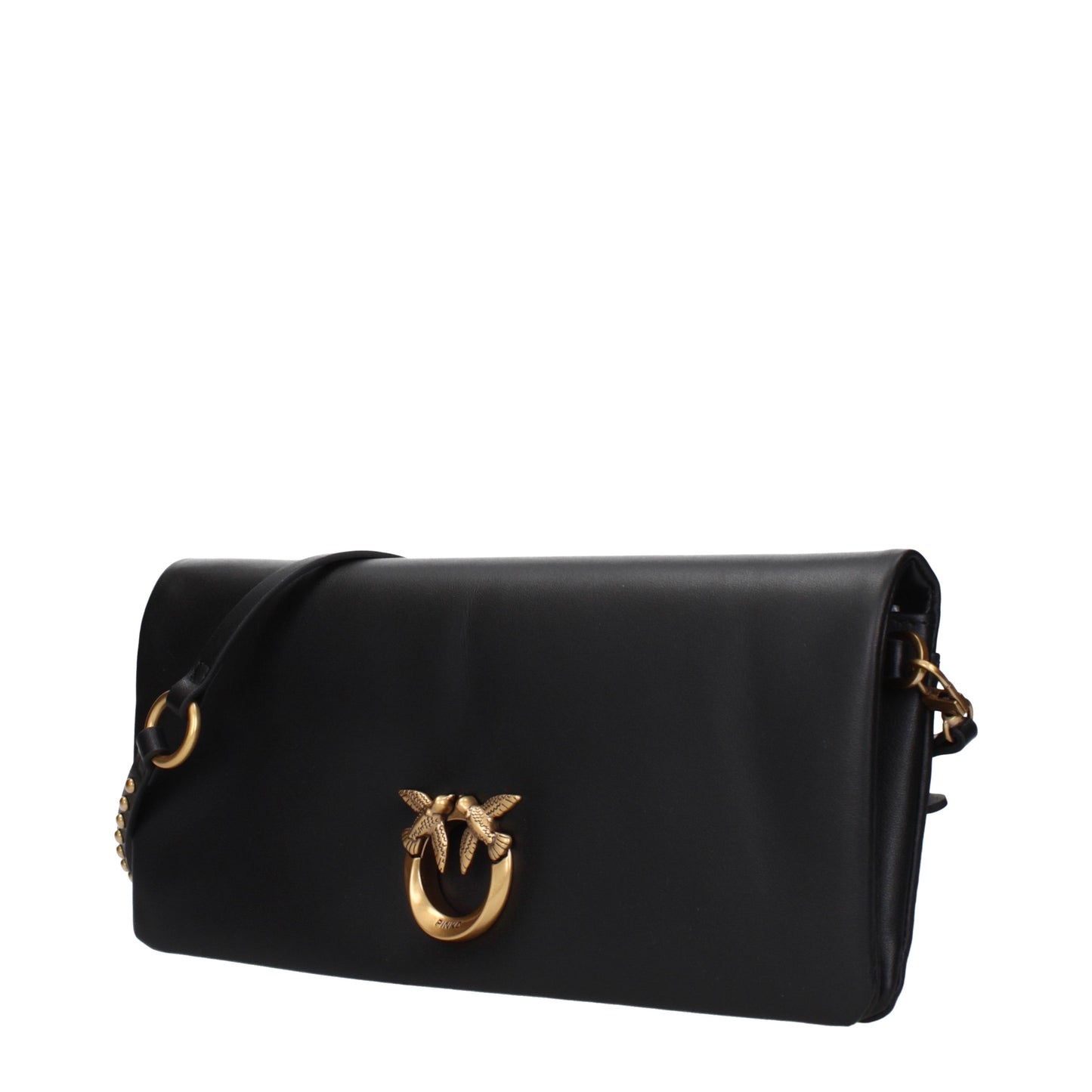 Pinko Clutches Women Leather Black