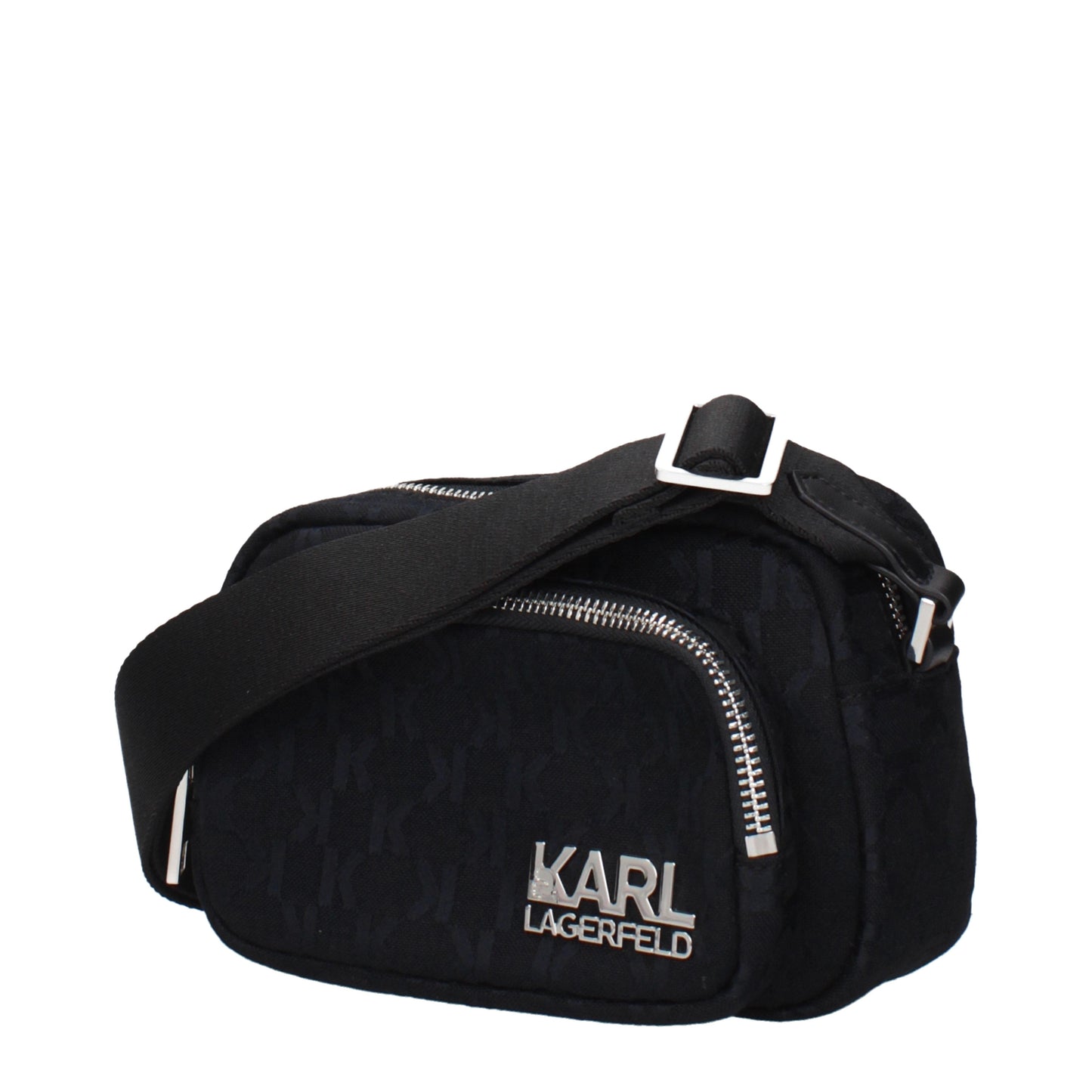 Karl Lagerfeld Crossbody Bags Women Fabric  Black