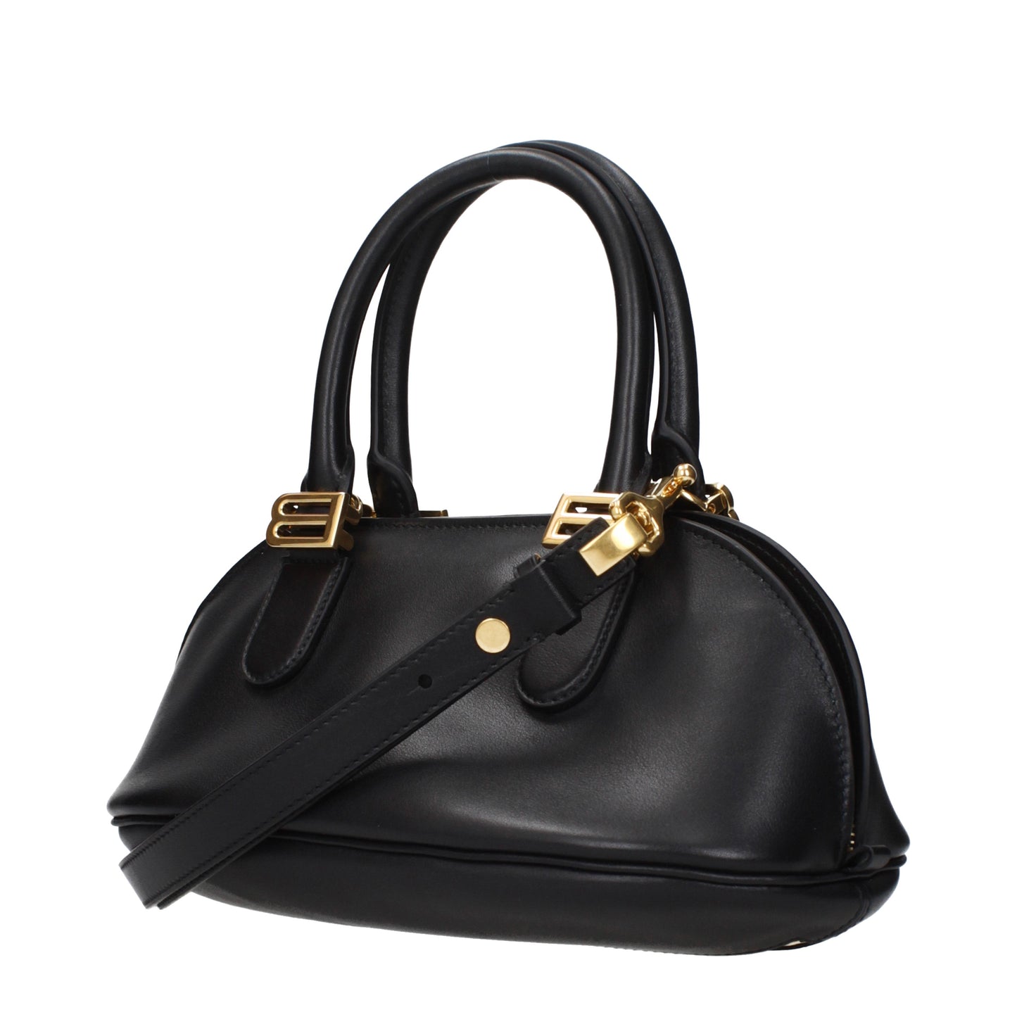 Balenciaga Handbags Women Leather Black