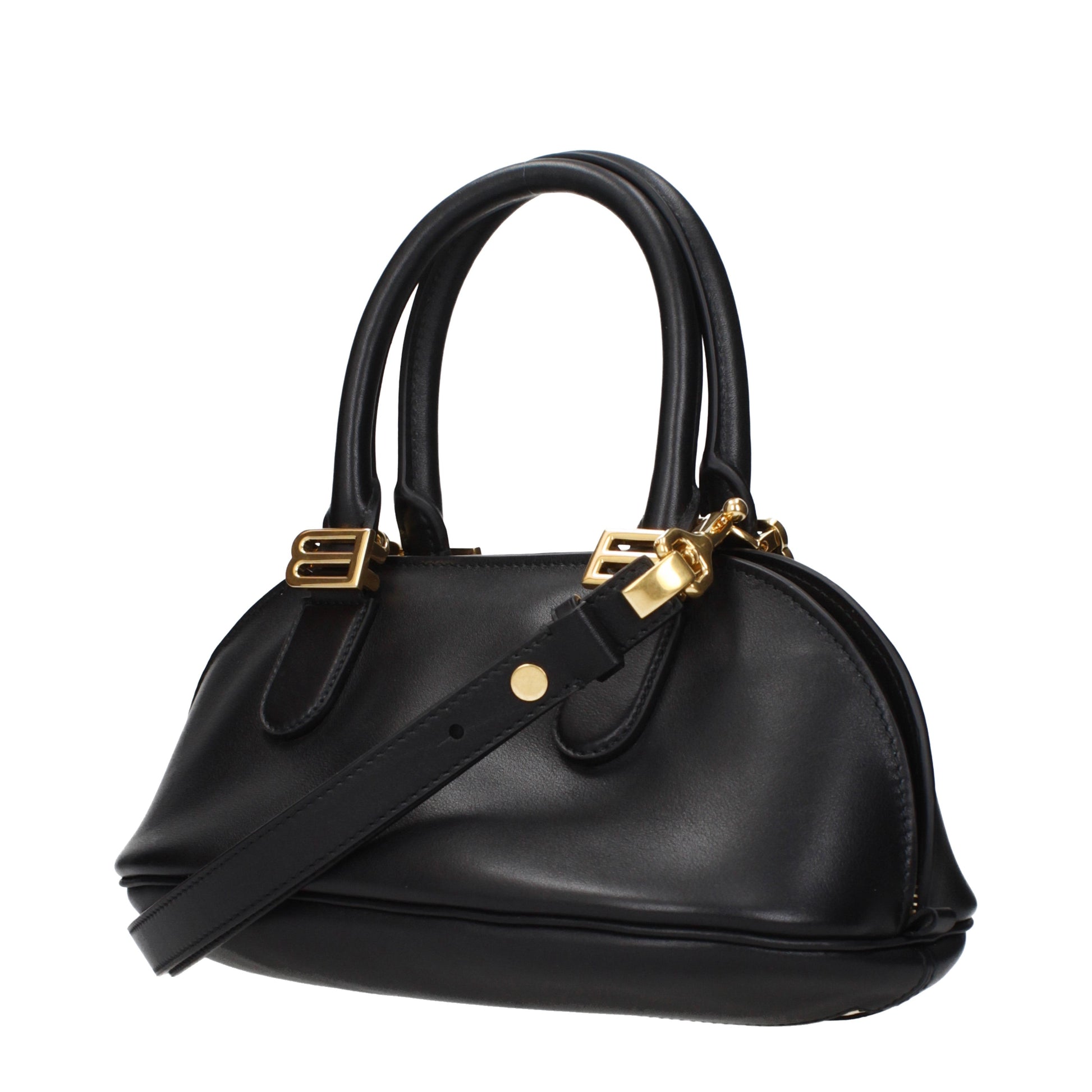 Balenciaga Handbags Women Leather Black