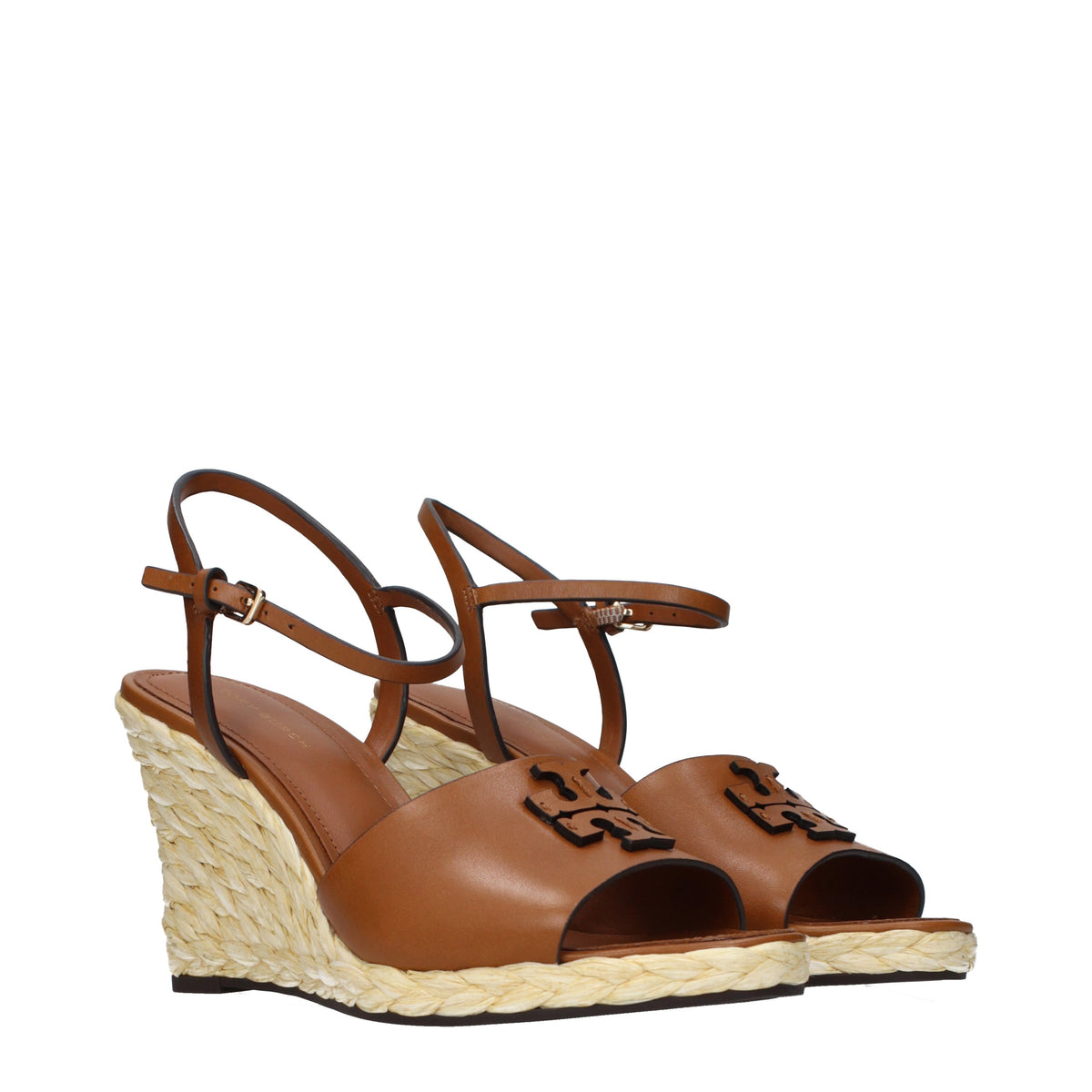 Tory Burch Wedges Women Leather Brown