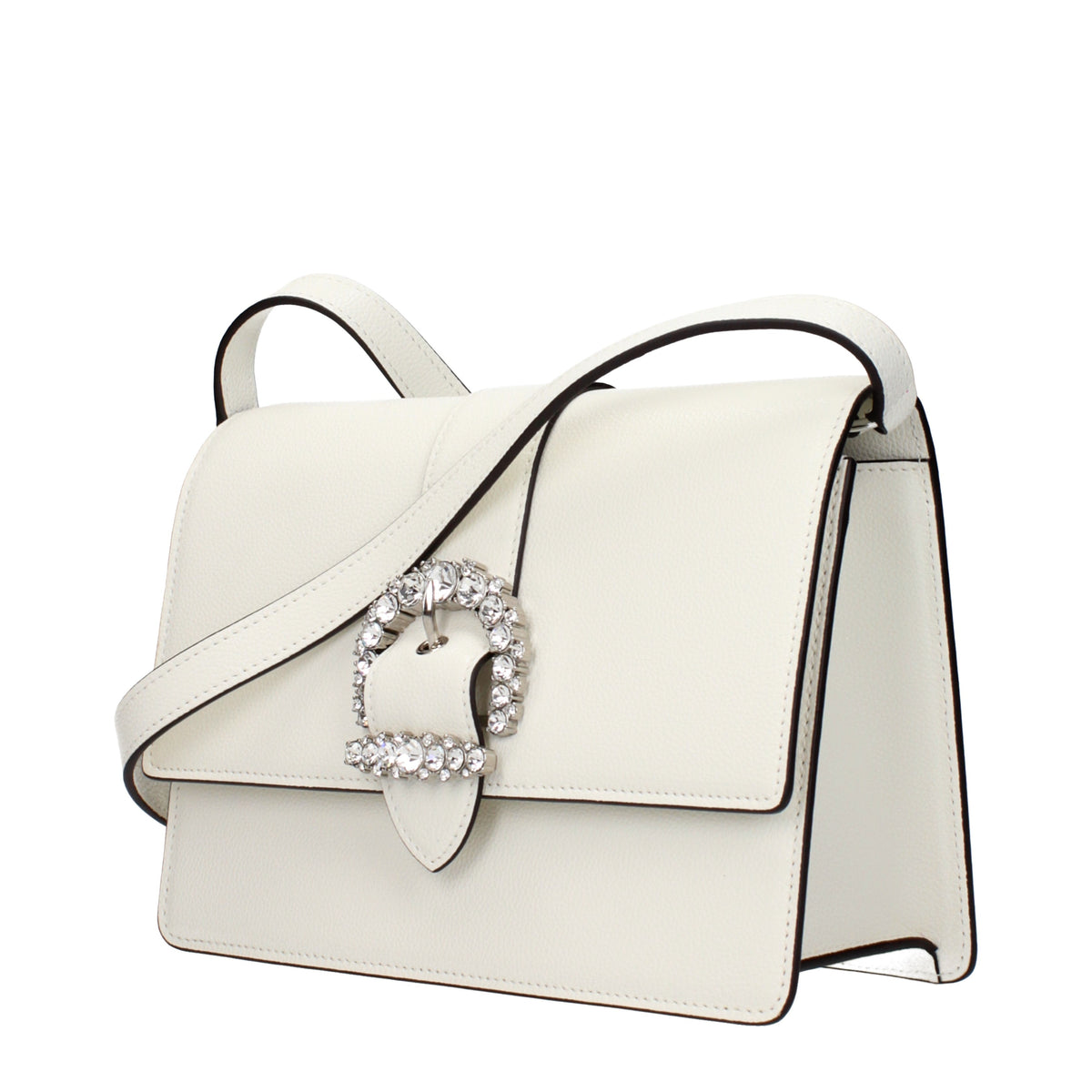 Jimmy Choo Crossbody Bags Women Leather White/Milk