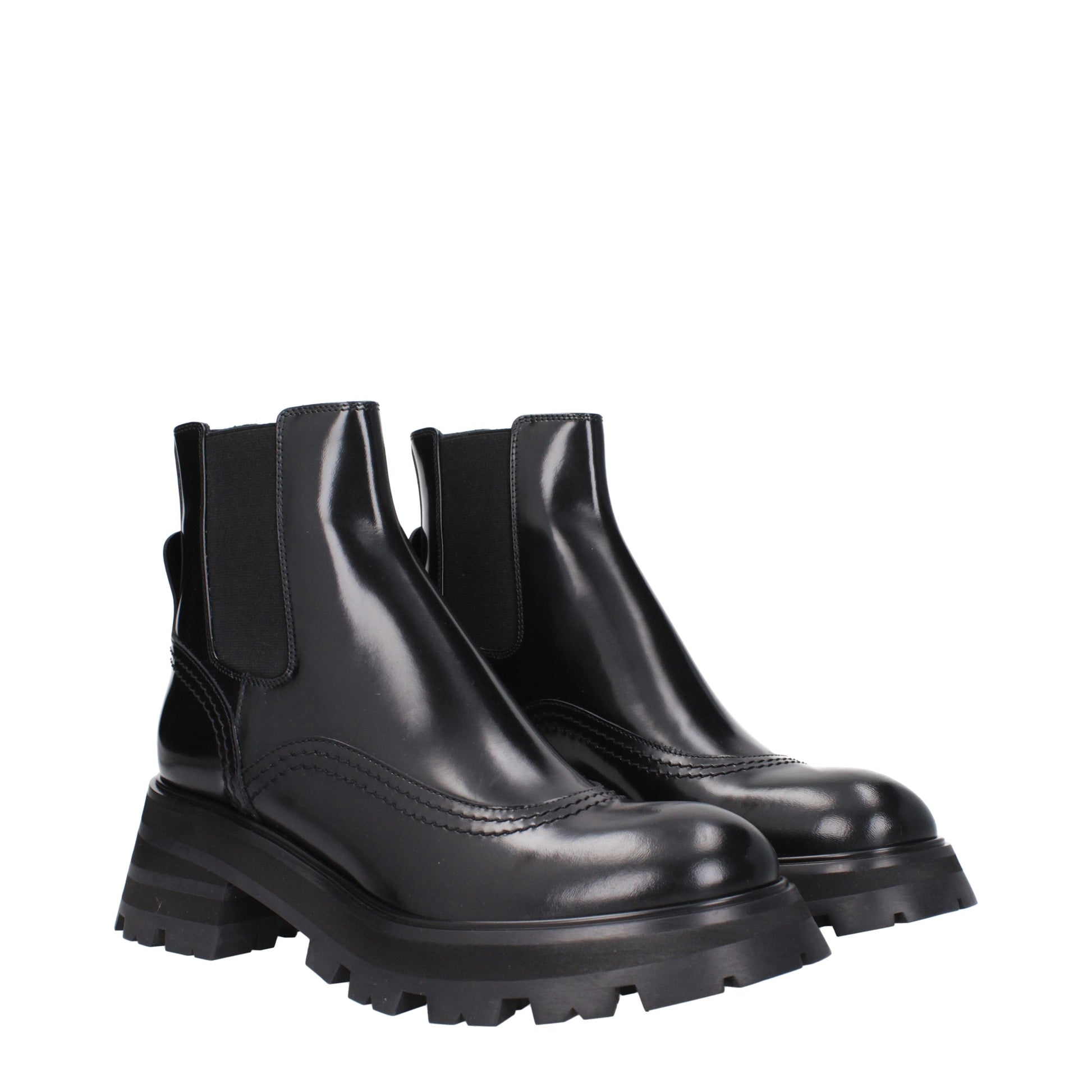 Alexander McQueen Women's Ankle Boots Leather