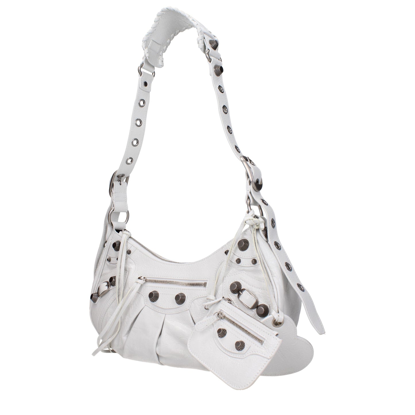 Balenciaga Crossbody Bags Women Leather White