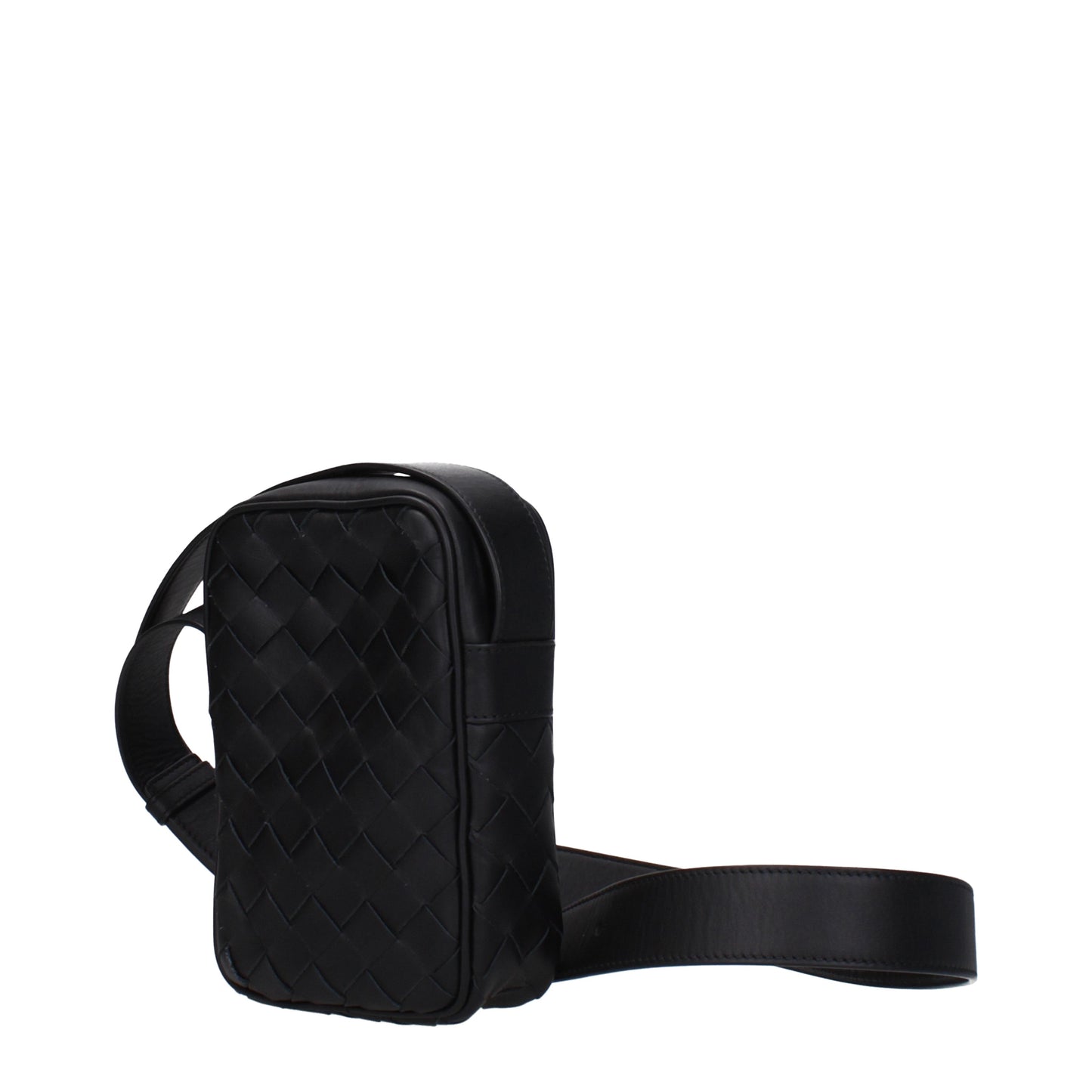 Bottega Veneta Crossbody Bags Men Leather Black