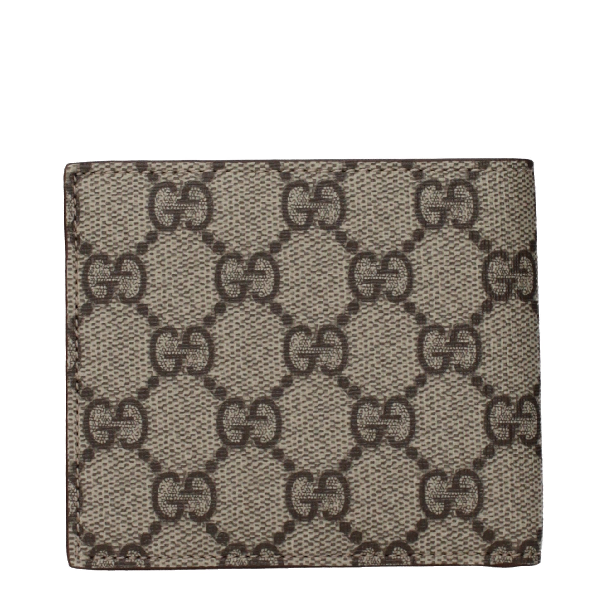 Gucci Wallets Men Fabric  Beige/Ebony