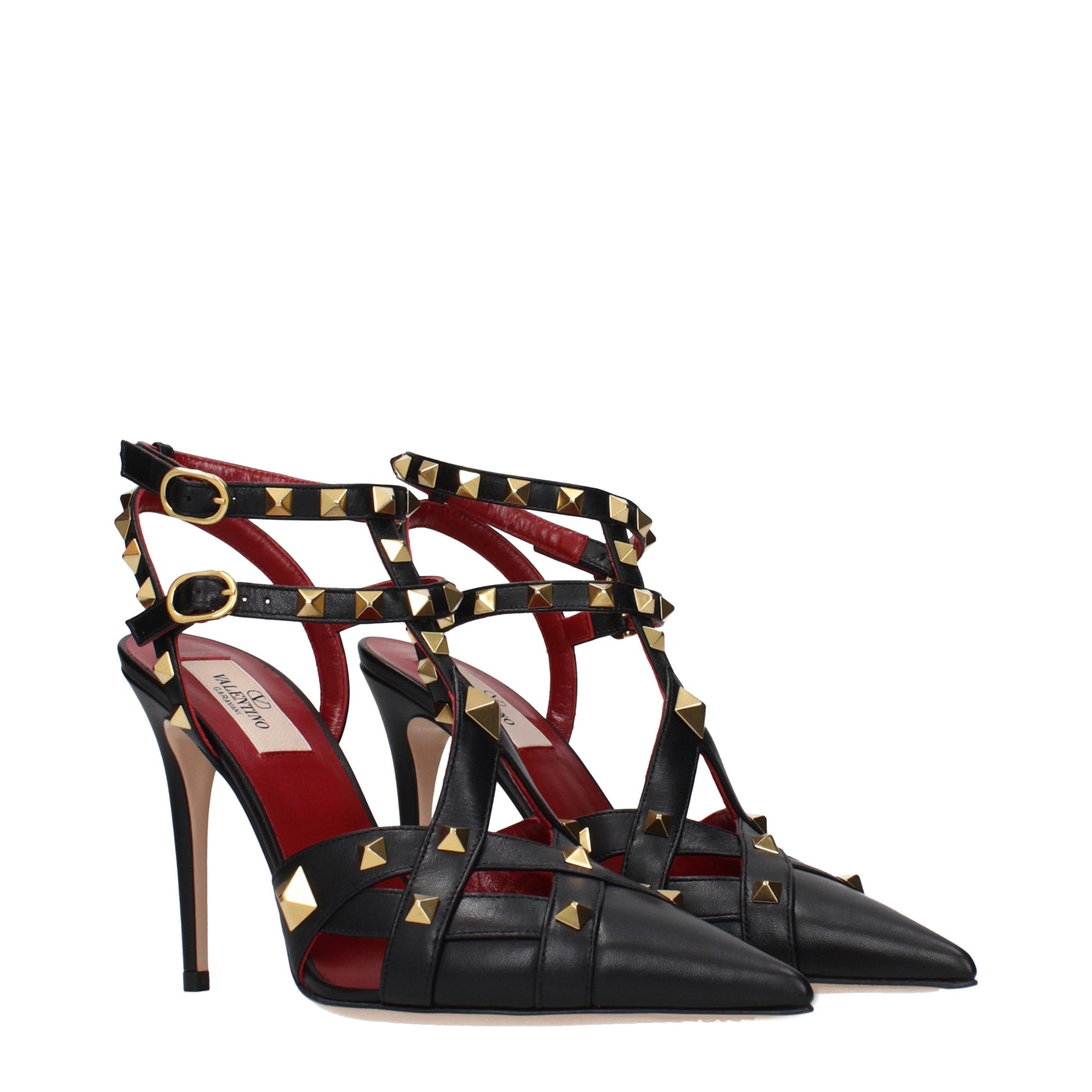Valentino Garavani Sandals Women Leather Black