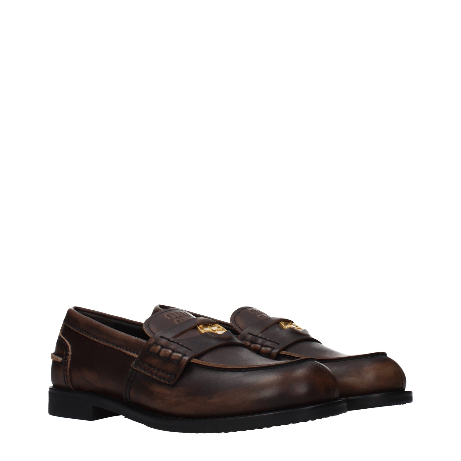 Miu Miu Women's Loafers Leather