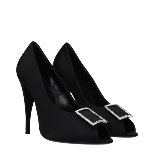 Saint Laurent Women's Pumps Satin