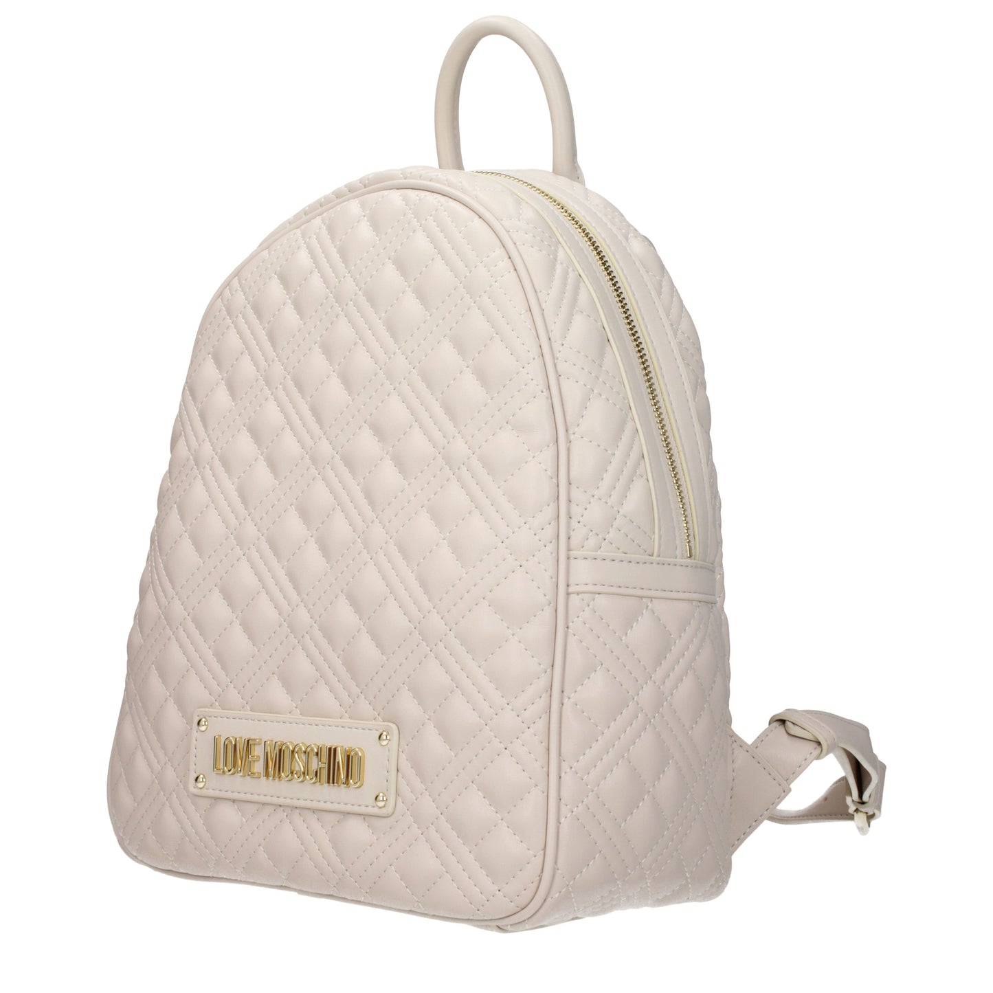 Love Moschino Backpacks and Bumbags Women Polyurethane Beige/Ivory