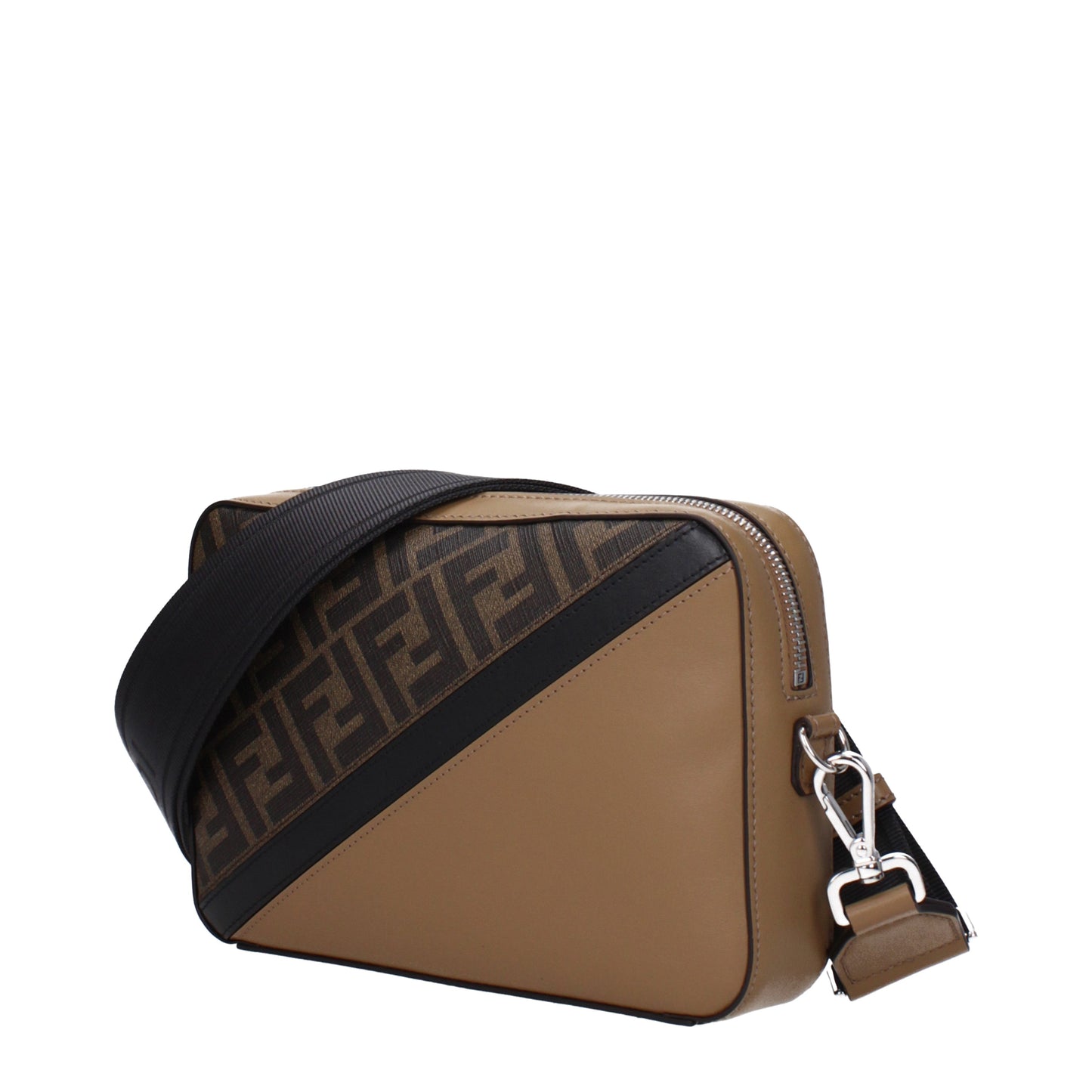 Fendi Crossbody Bags Men Fabric  Brown/Tobacco