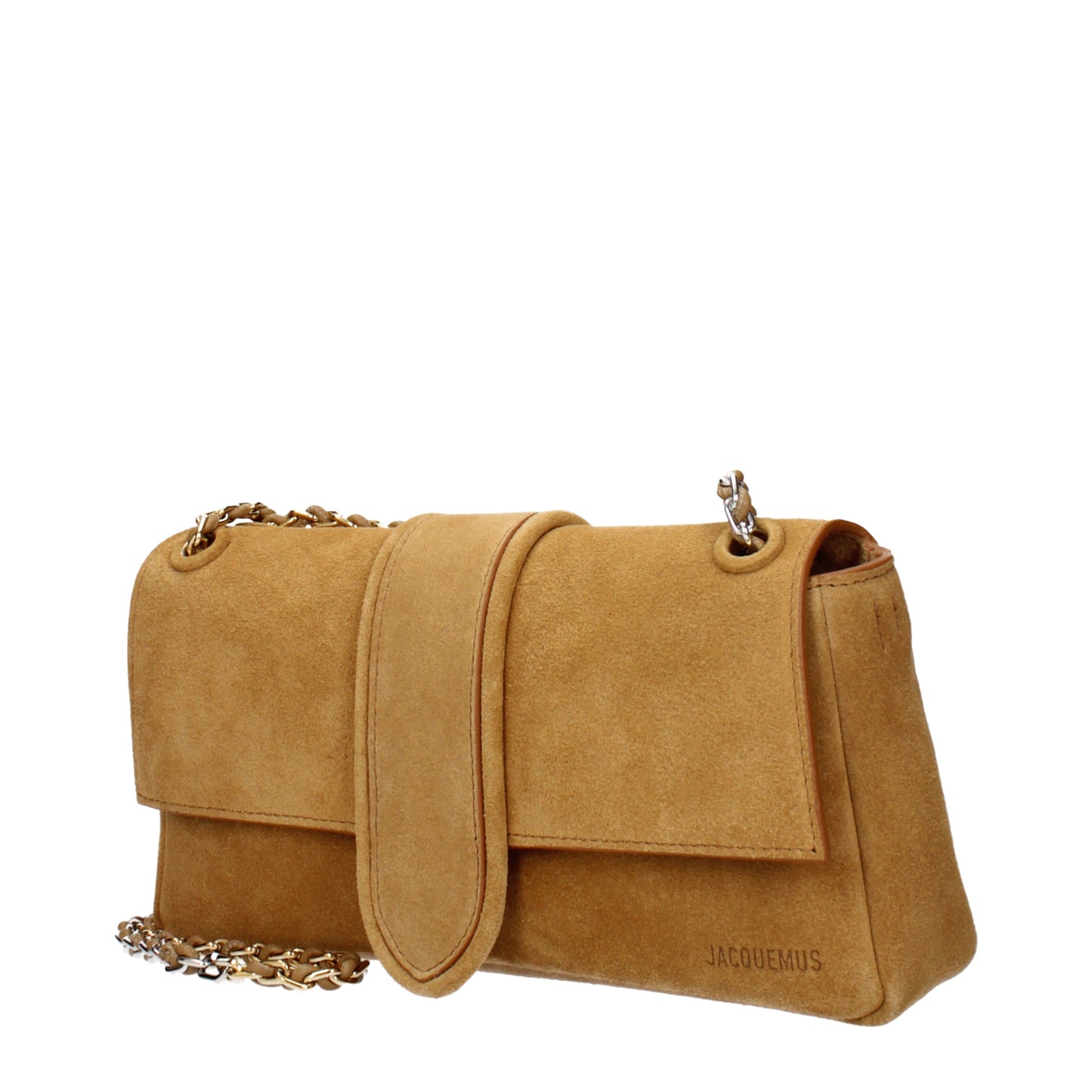 Jacquemus Shoulder Bags Women Suede Brown/Camel