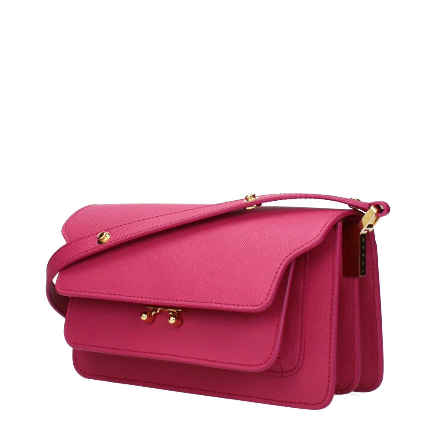 Marni Women's Shoulder Bags Leather Fuchsia