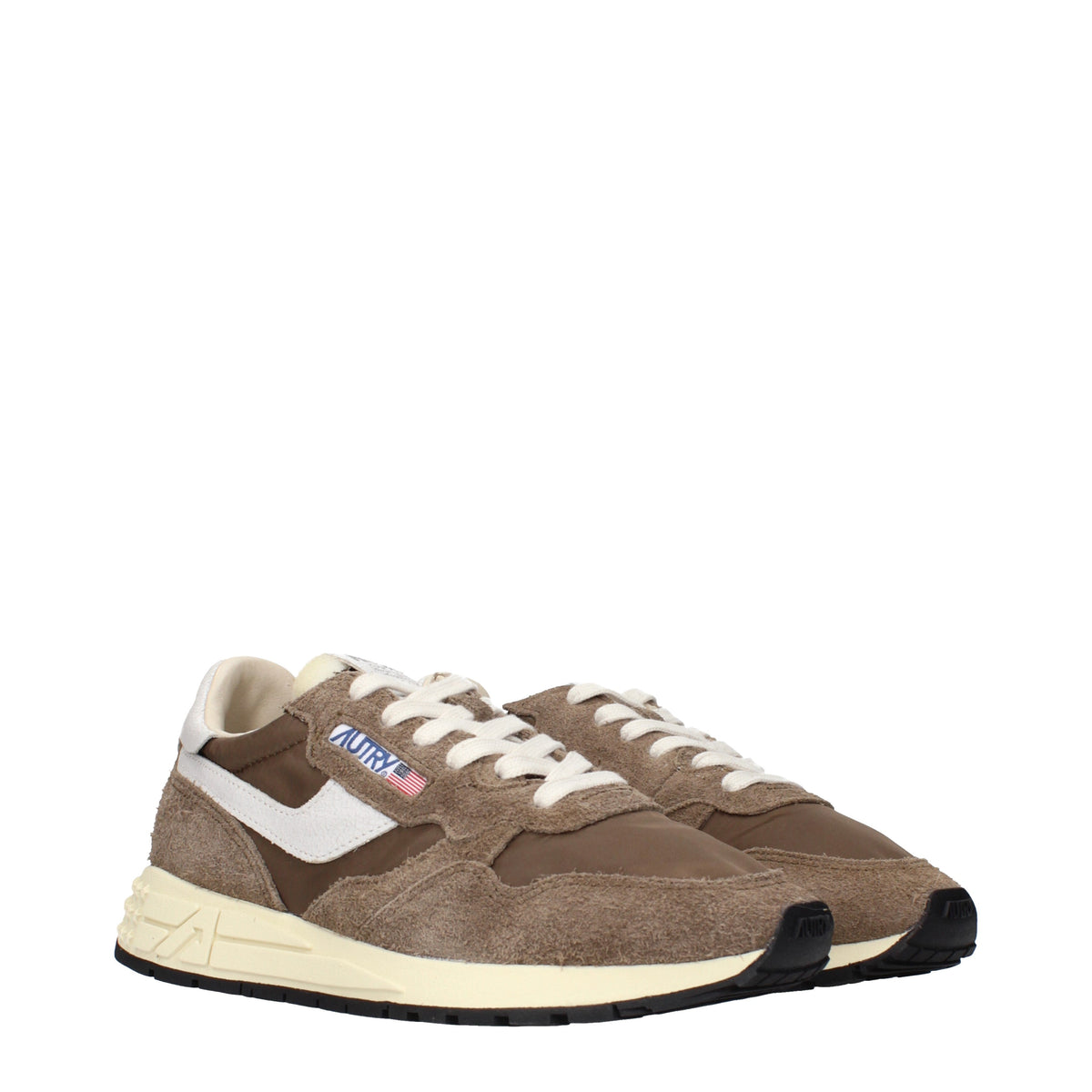 Autry Sneakers Men Fabric  Brown/White