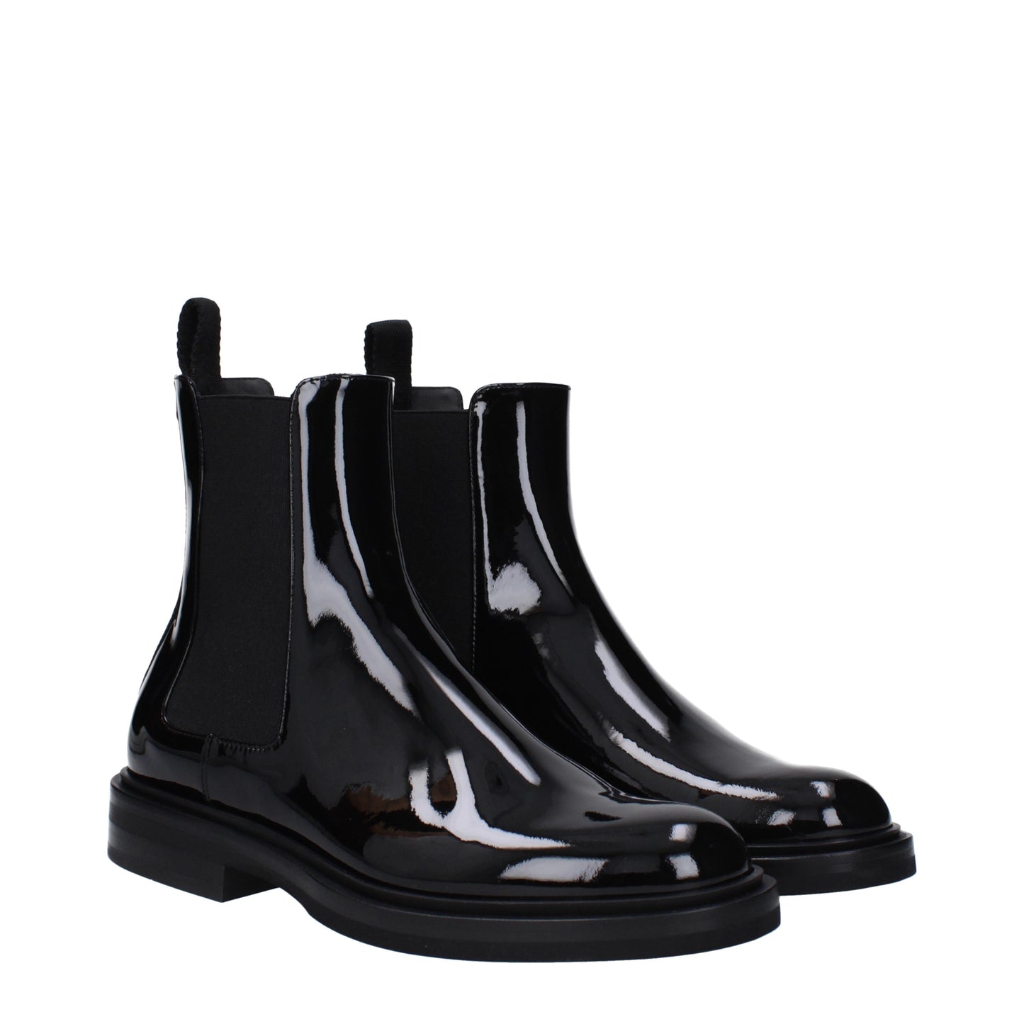 Dolce&Gabbana Men's Ankle Boots Patent Leather