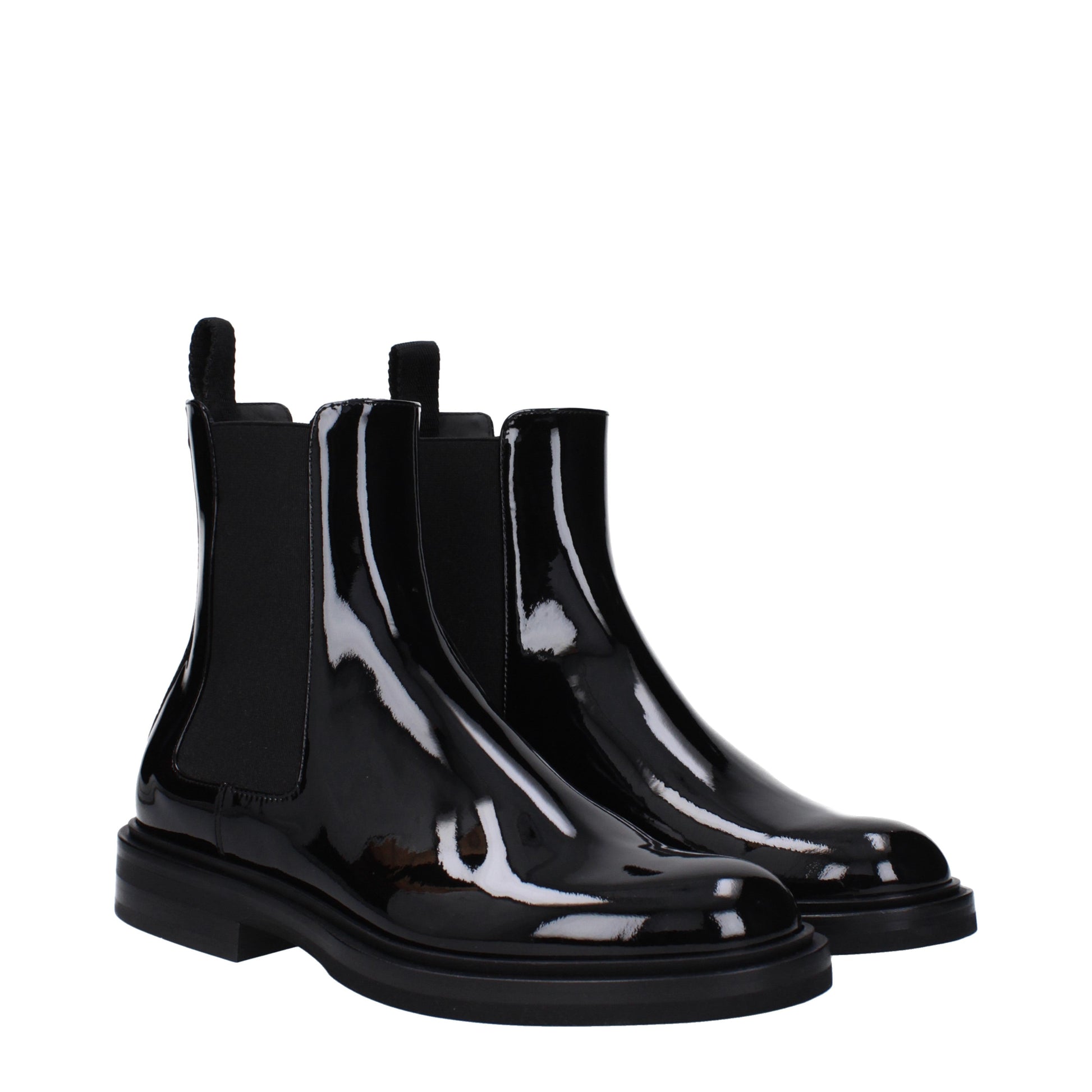 Dolce&Gabbana Men's Ankle Boots Patent Leather