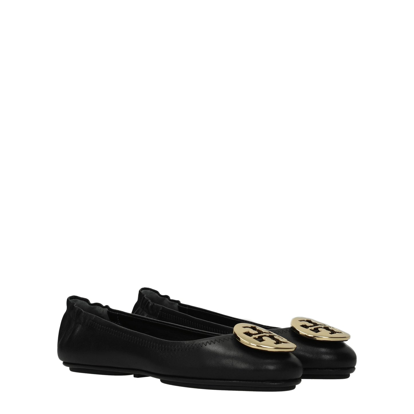 Tory Burch Women's Ballet Flats in Leather Black