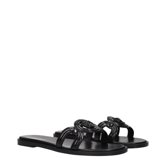 Versace Women's Slippers and Clogs Patent Leather