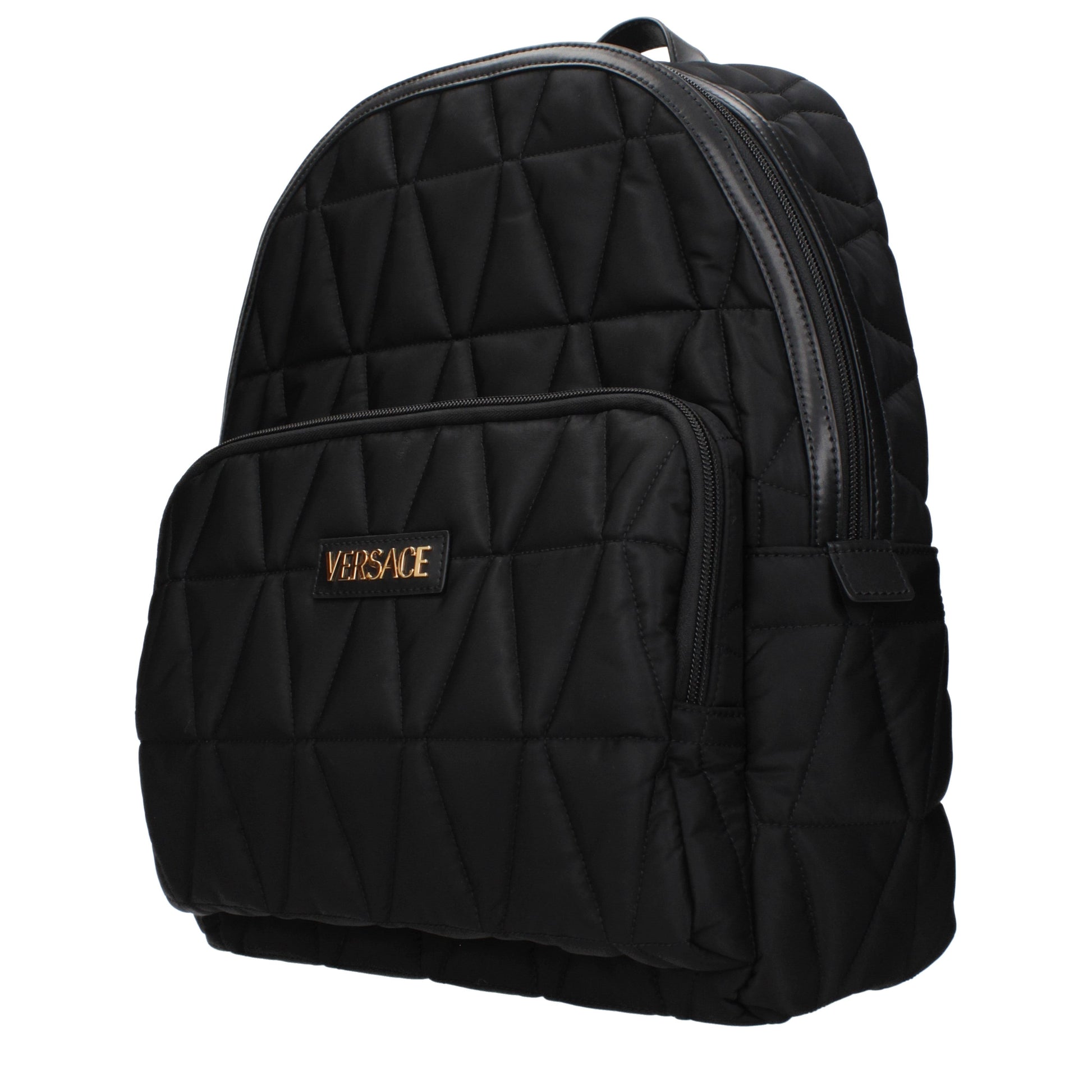 Versace Backpacks and Bumbags Men Fabric  Black