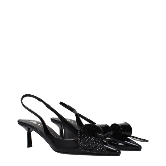 Prada Women's Sandals Patent Leather
