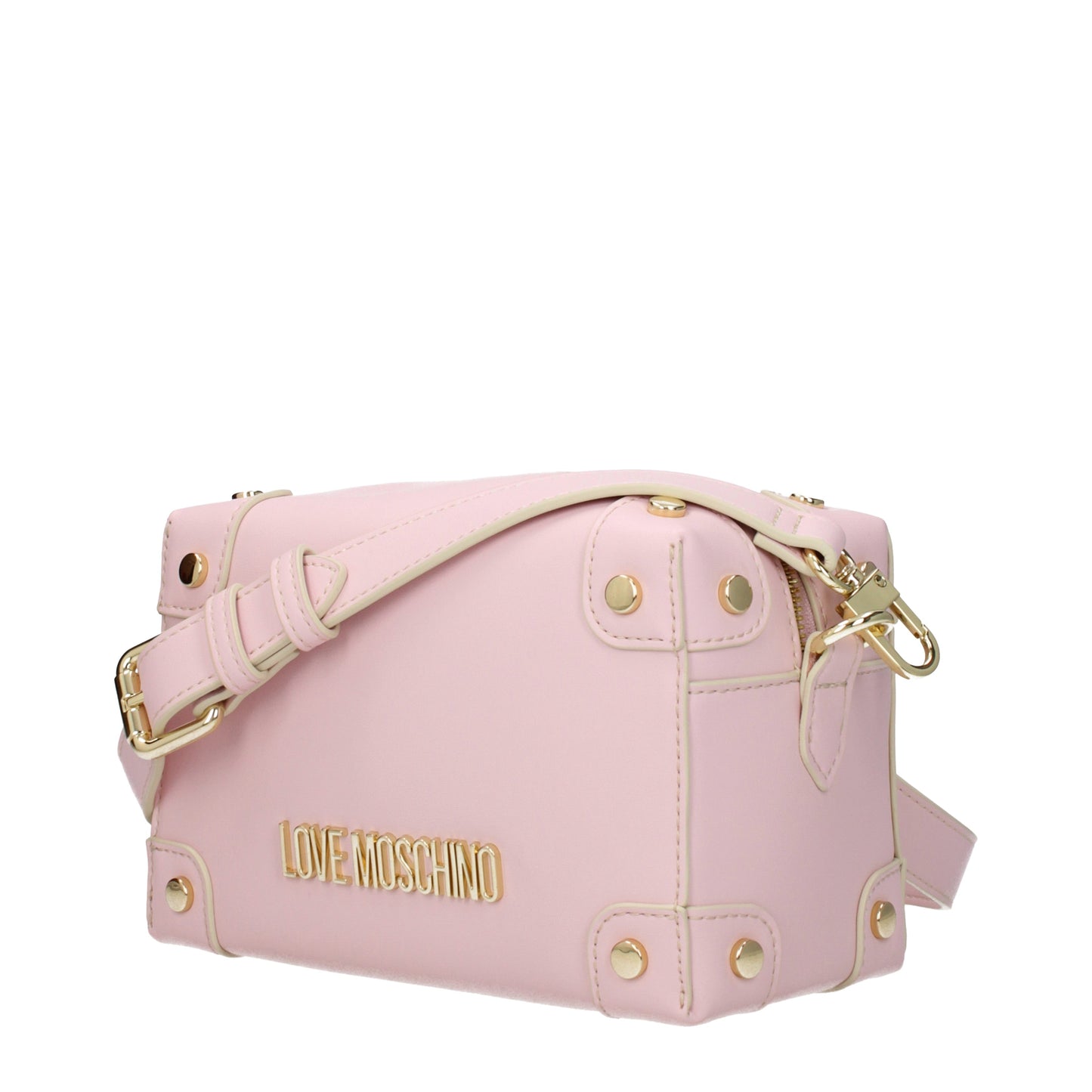 Love Moschino Crossbody Bags Women Polyurethane Pink/Powder Pink