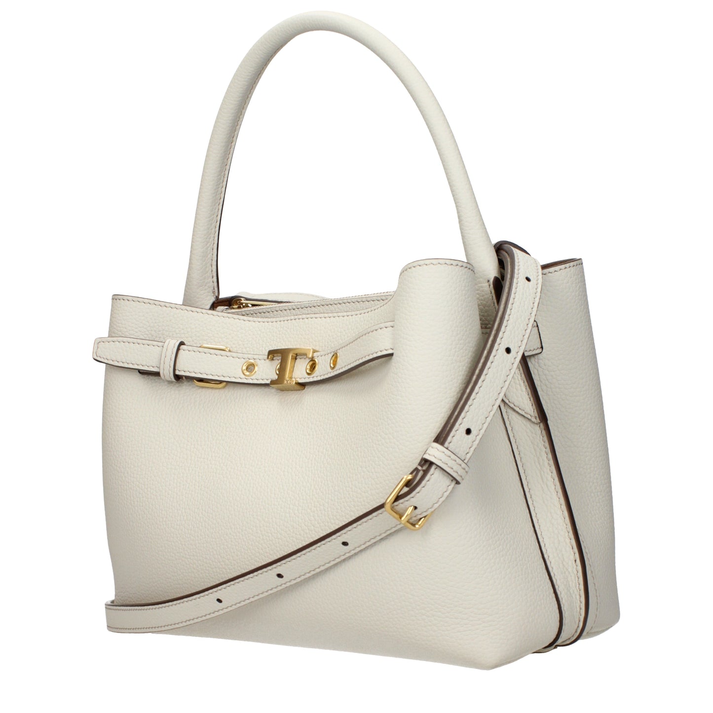 Tod's Handbags Women Leather Beige/Chalk