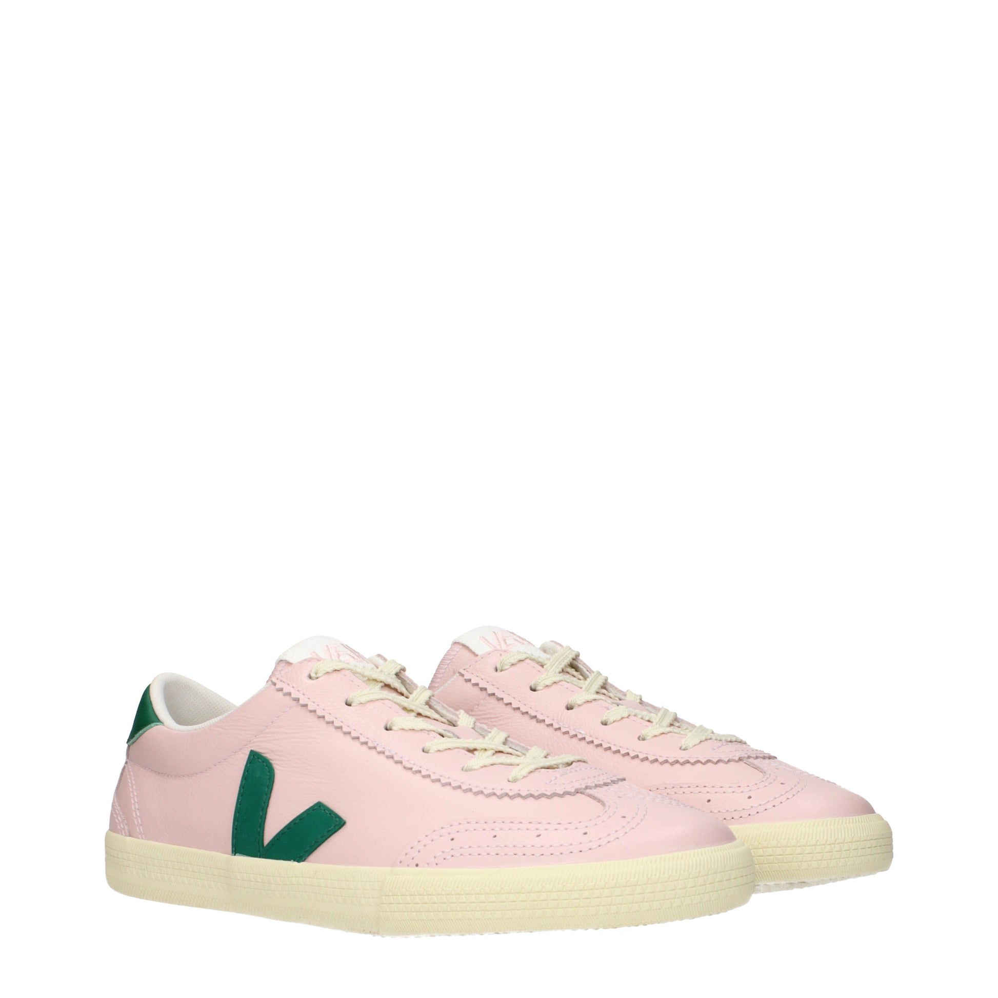 Veja Sneakers Women Leather Pink/Green