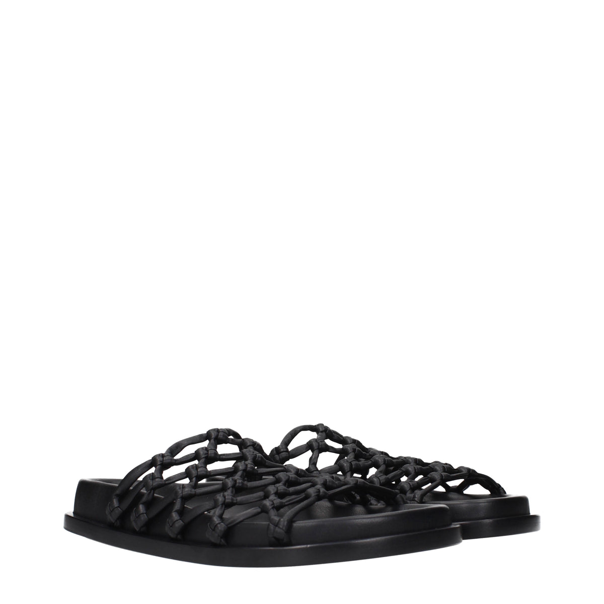 Jil Sander Slippers and Clogs Women Leather Black