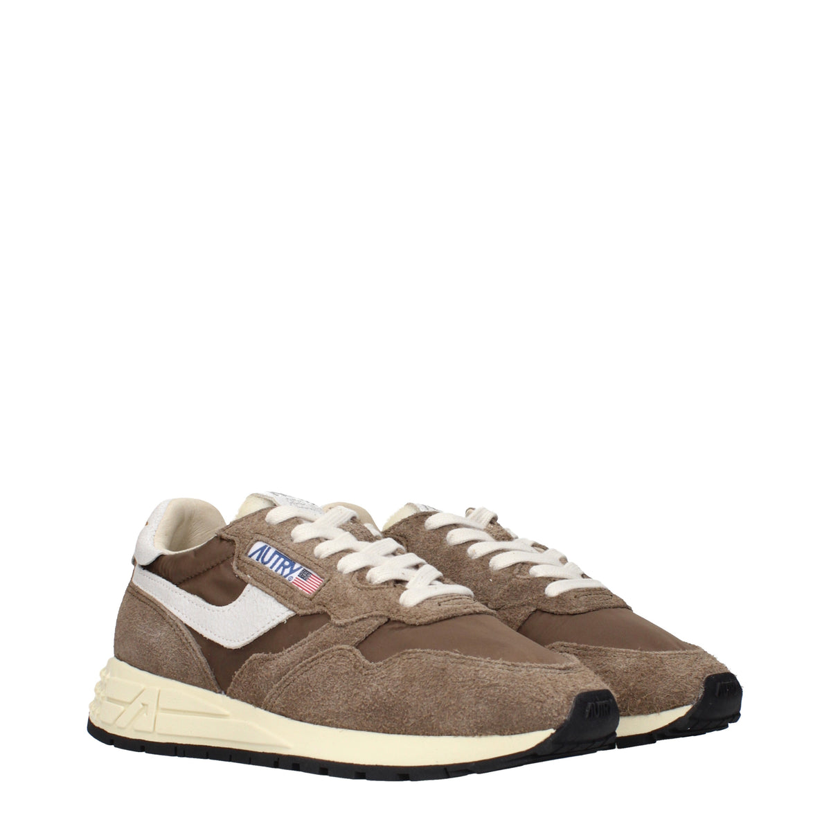 Autry Sneakers Women Fabric  Brown/White