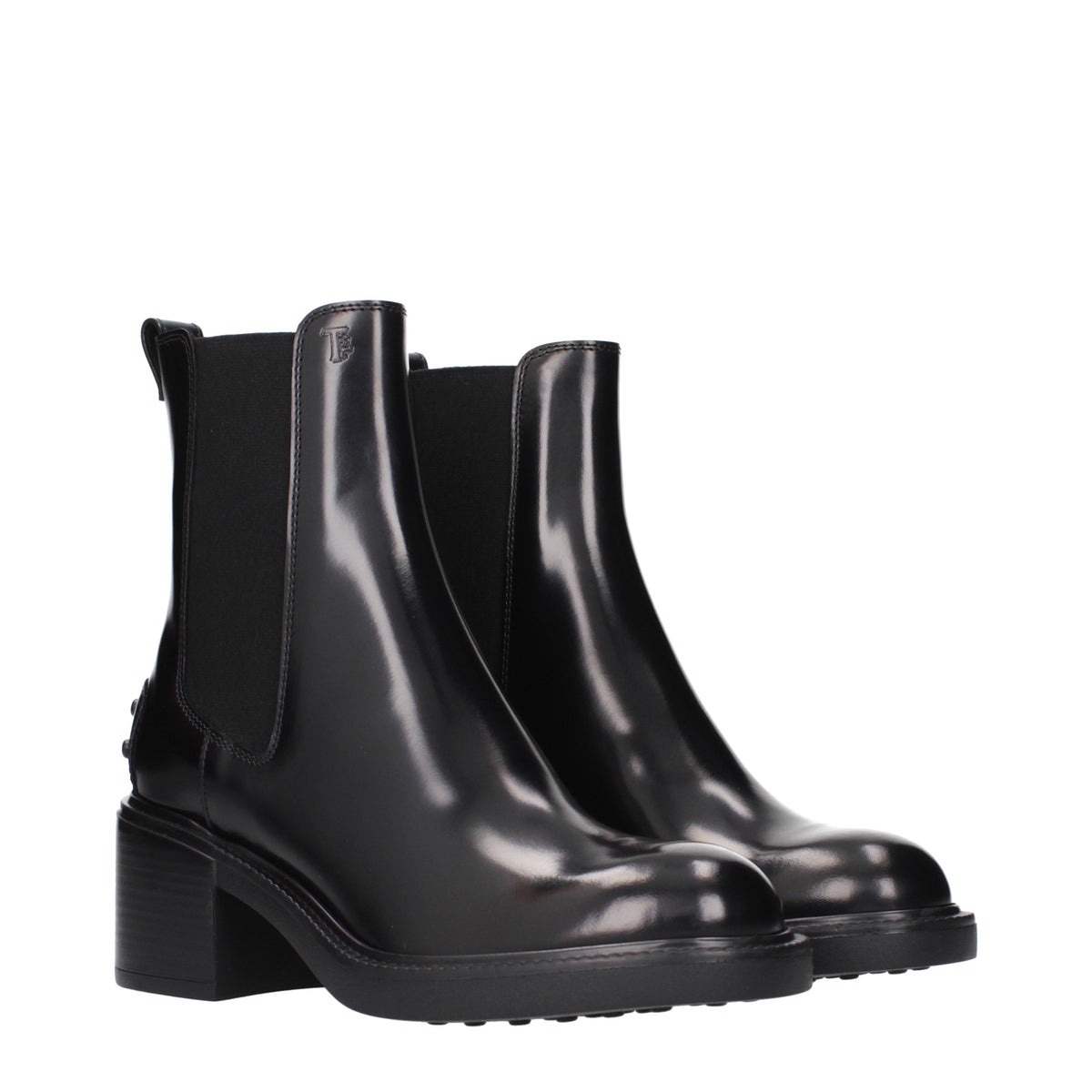 Tod's Ankle Boots Women Leather Black