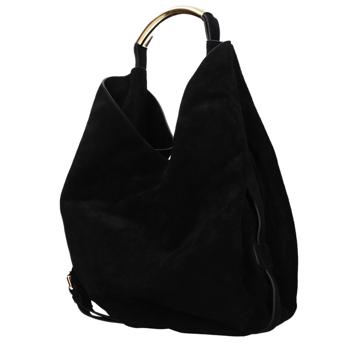 Moschino Shoulder Bags Women Suede Black