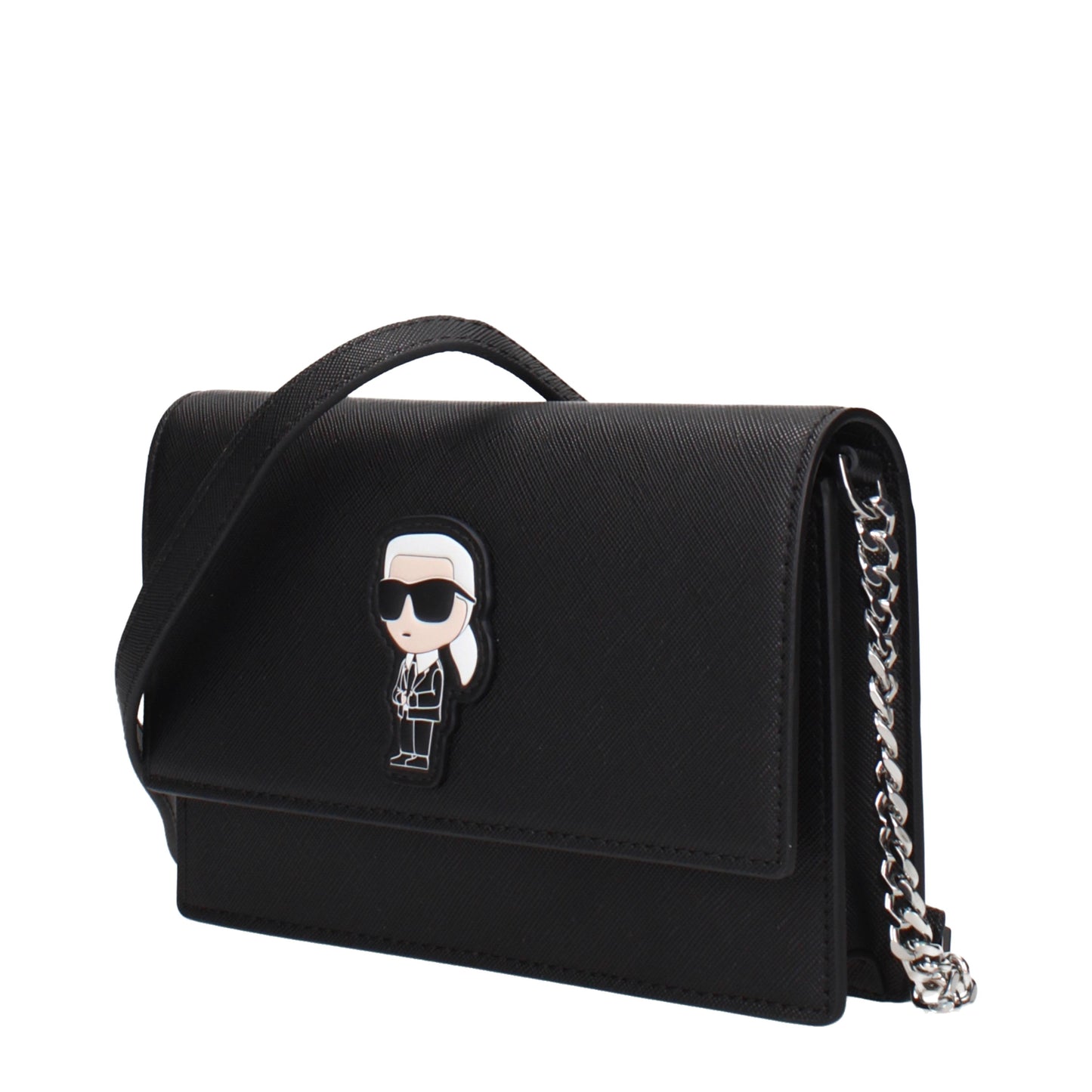 Karl Lagerfeld Crossbody Bags Women Polyurethane Black