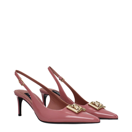 Dolce&Gabbana Women's Sandals Patent Leather