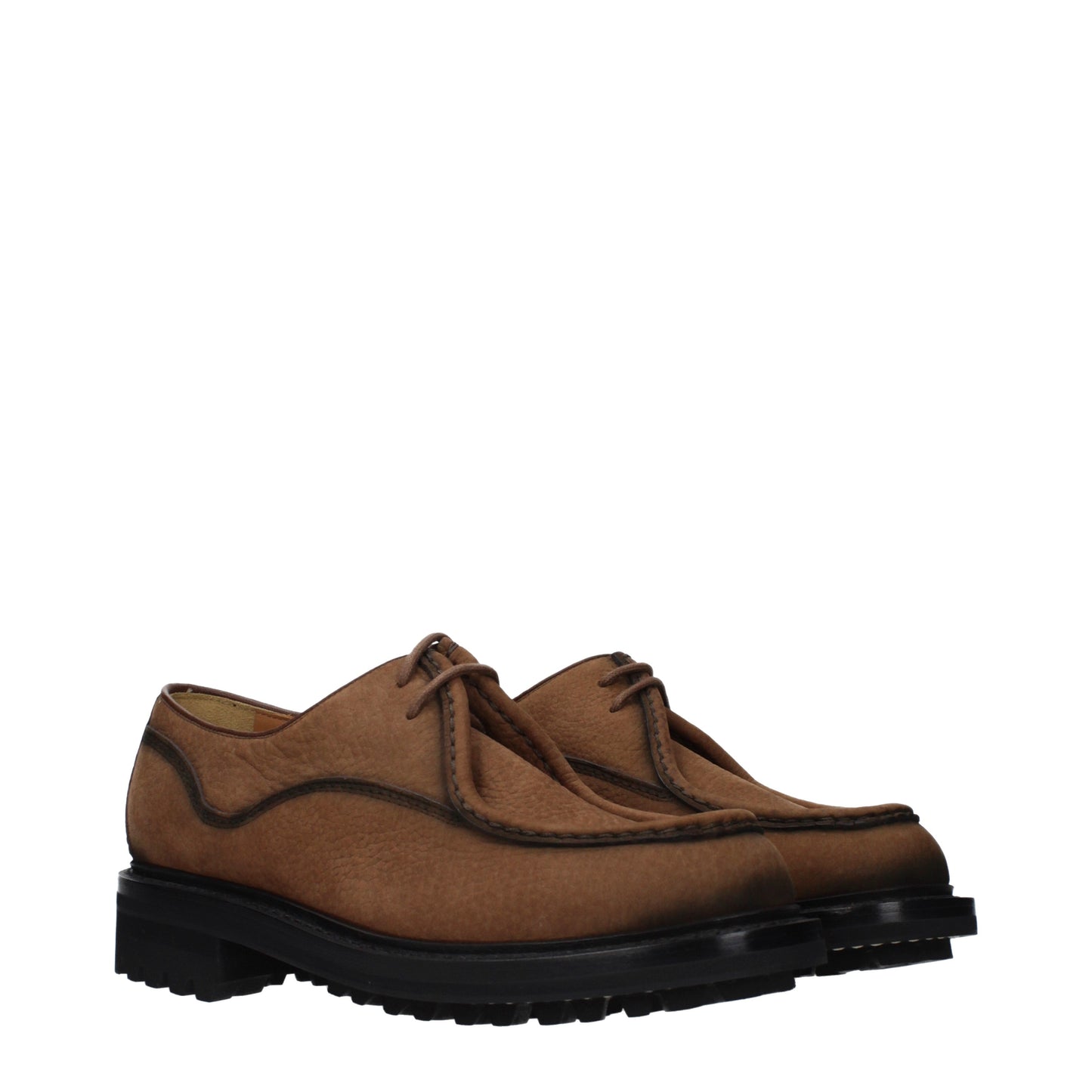 Church's Lace up and Monkstrap Men Suede Brown/Burnt
