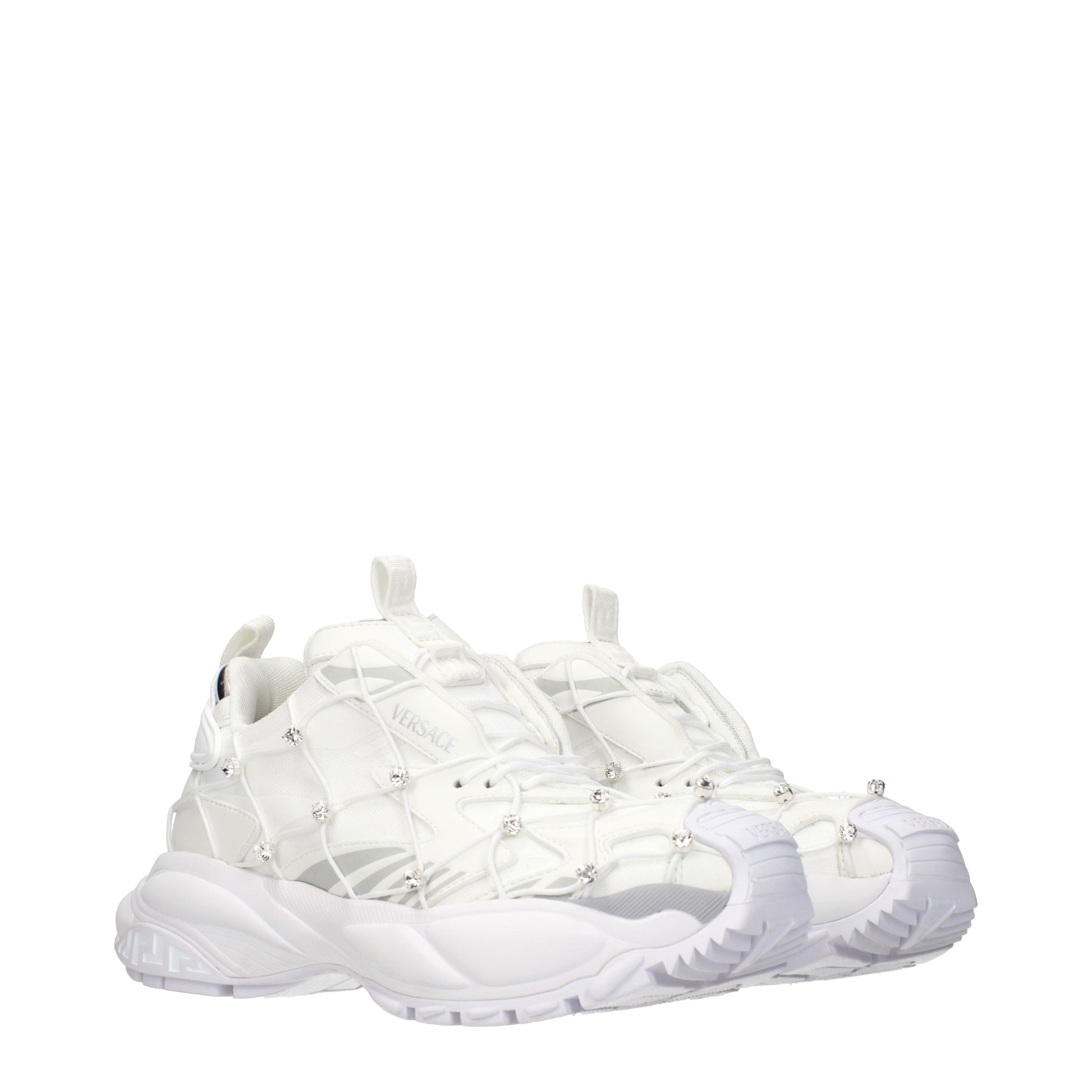 Versace Sneakers Women Fabric  White