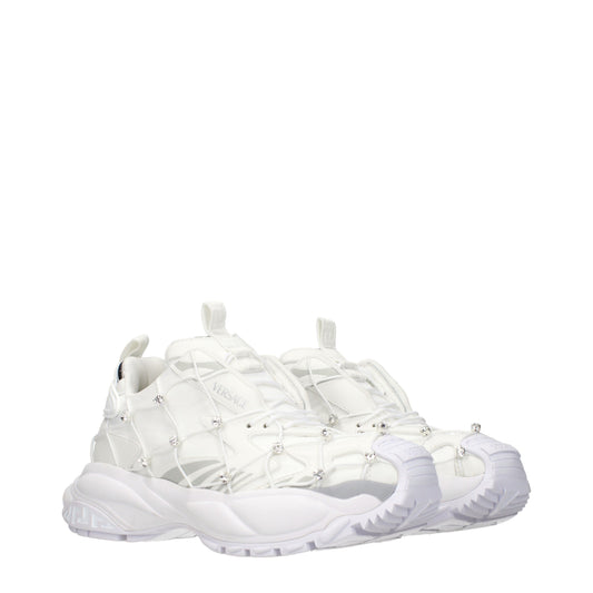 Versace Sneakers Women Fabric  White